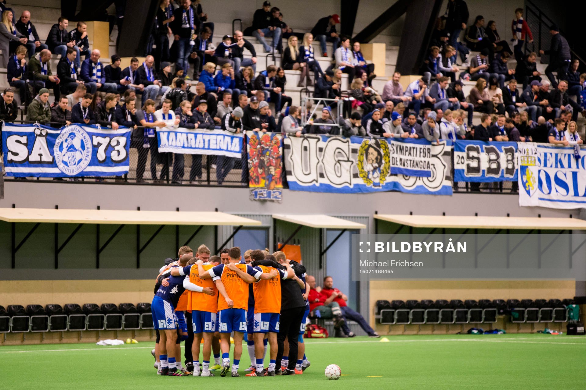 IFK Göteborg samlade innan en träningsmatch i fotboll