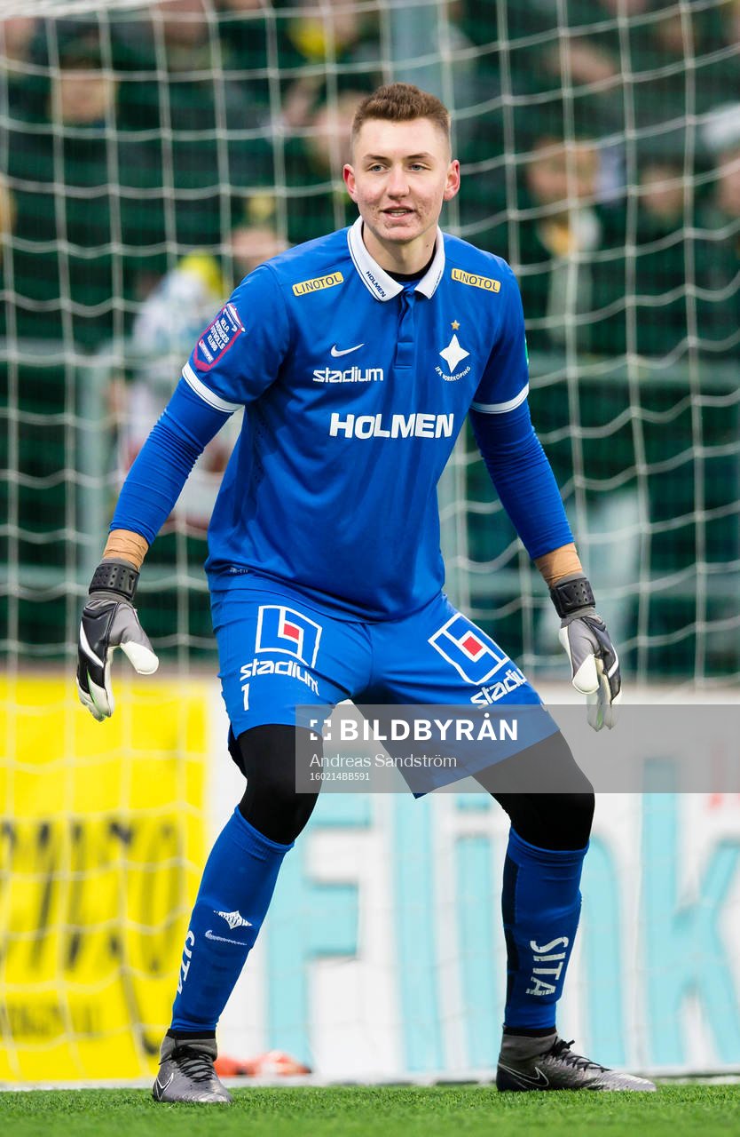 Norrköpings målvakt Andreas Vaikla