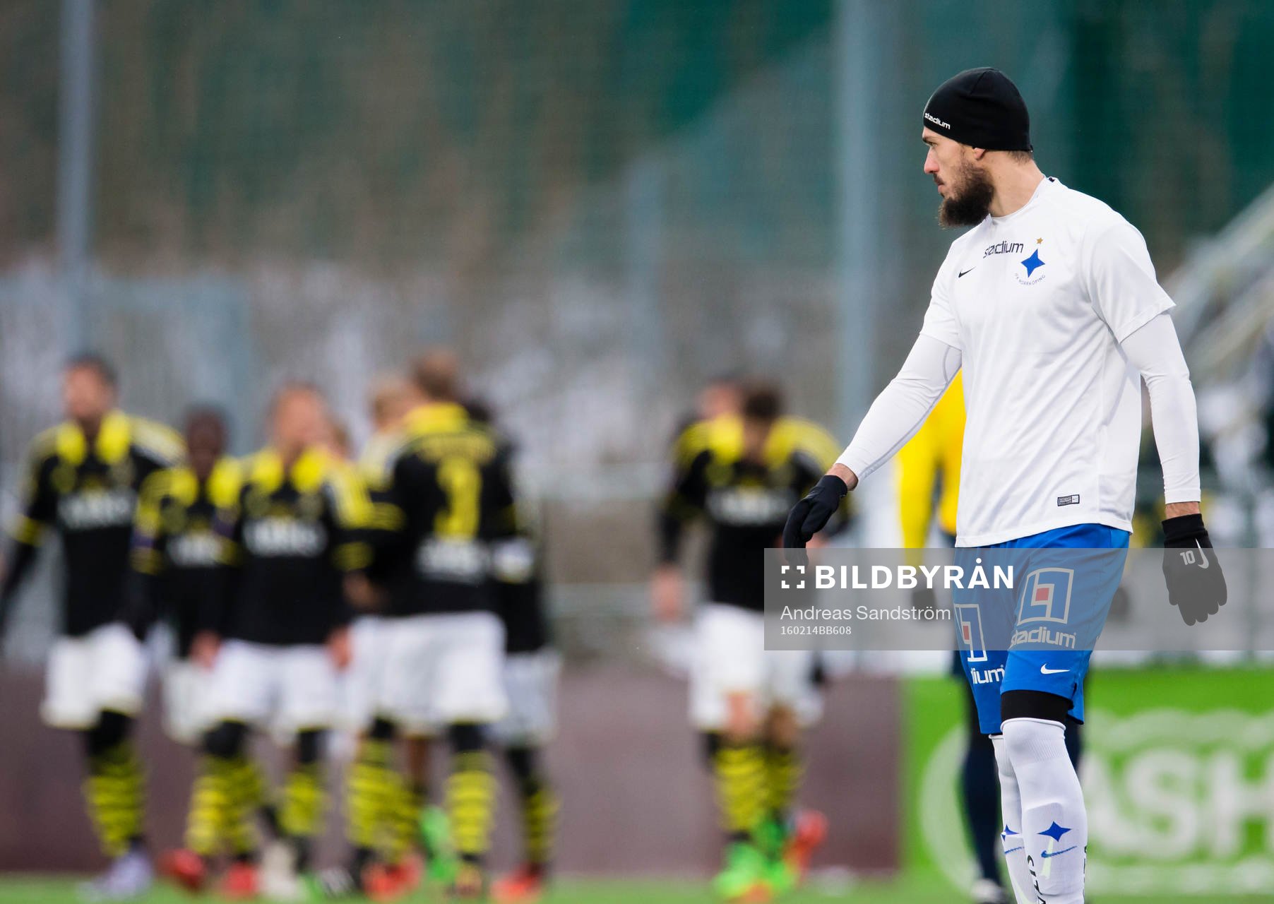 Norrköpings Emir Kujovic ser deppig ut