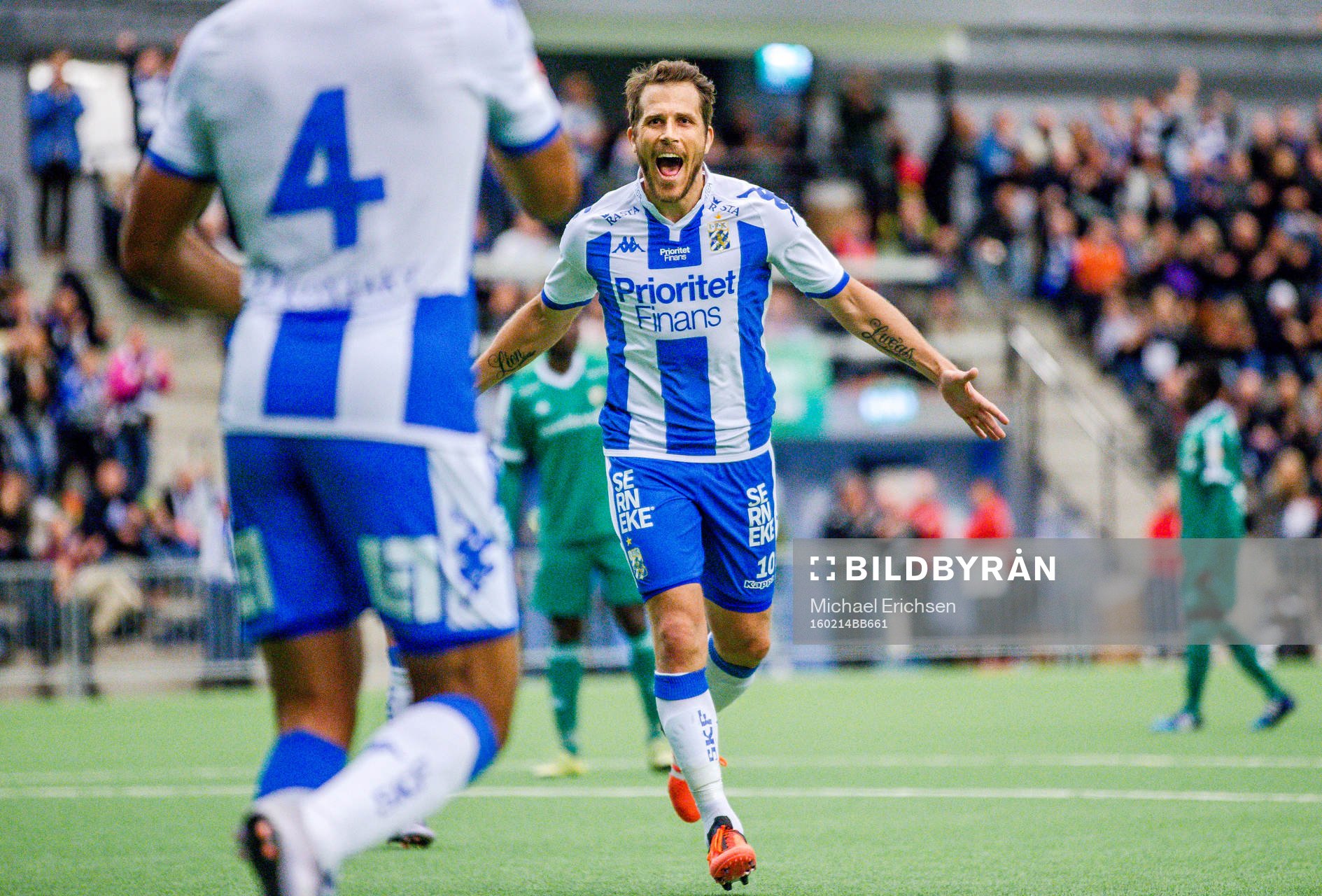 IFK Göteborgs Tobias Hysén jublar