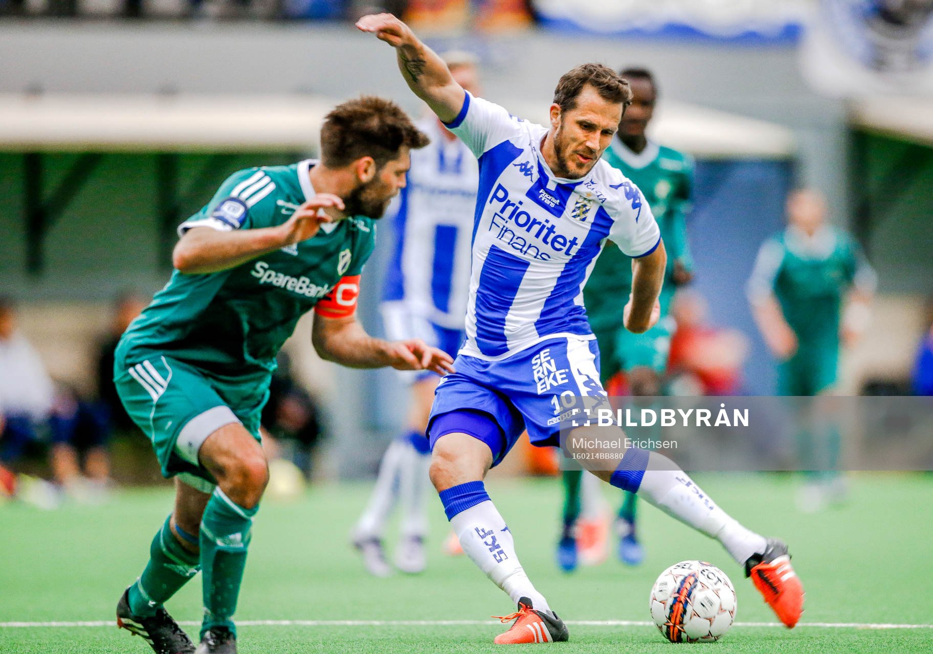 IFK Göteborgs Tobias Hysén provar skott