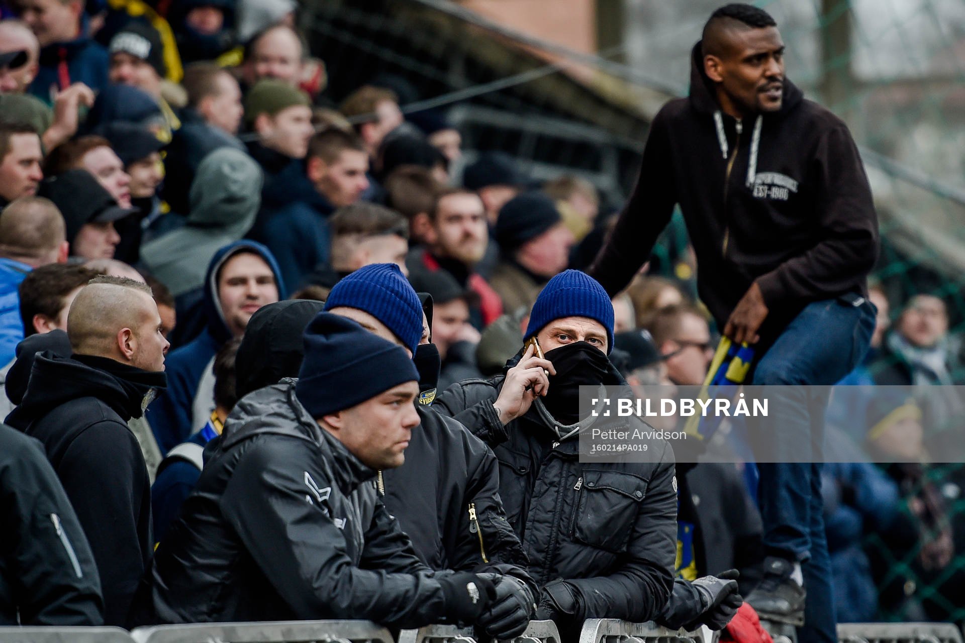 Bröndbys supportrar på läktaren