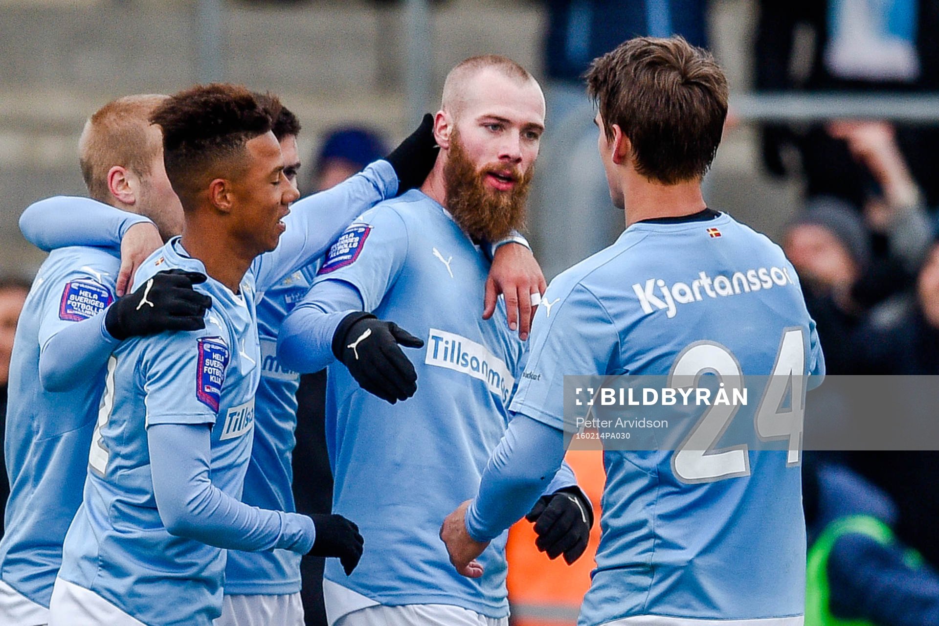 Malmö FFs spelare jublar
