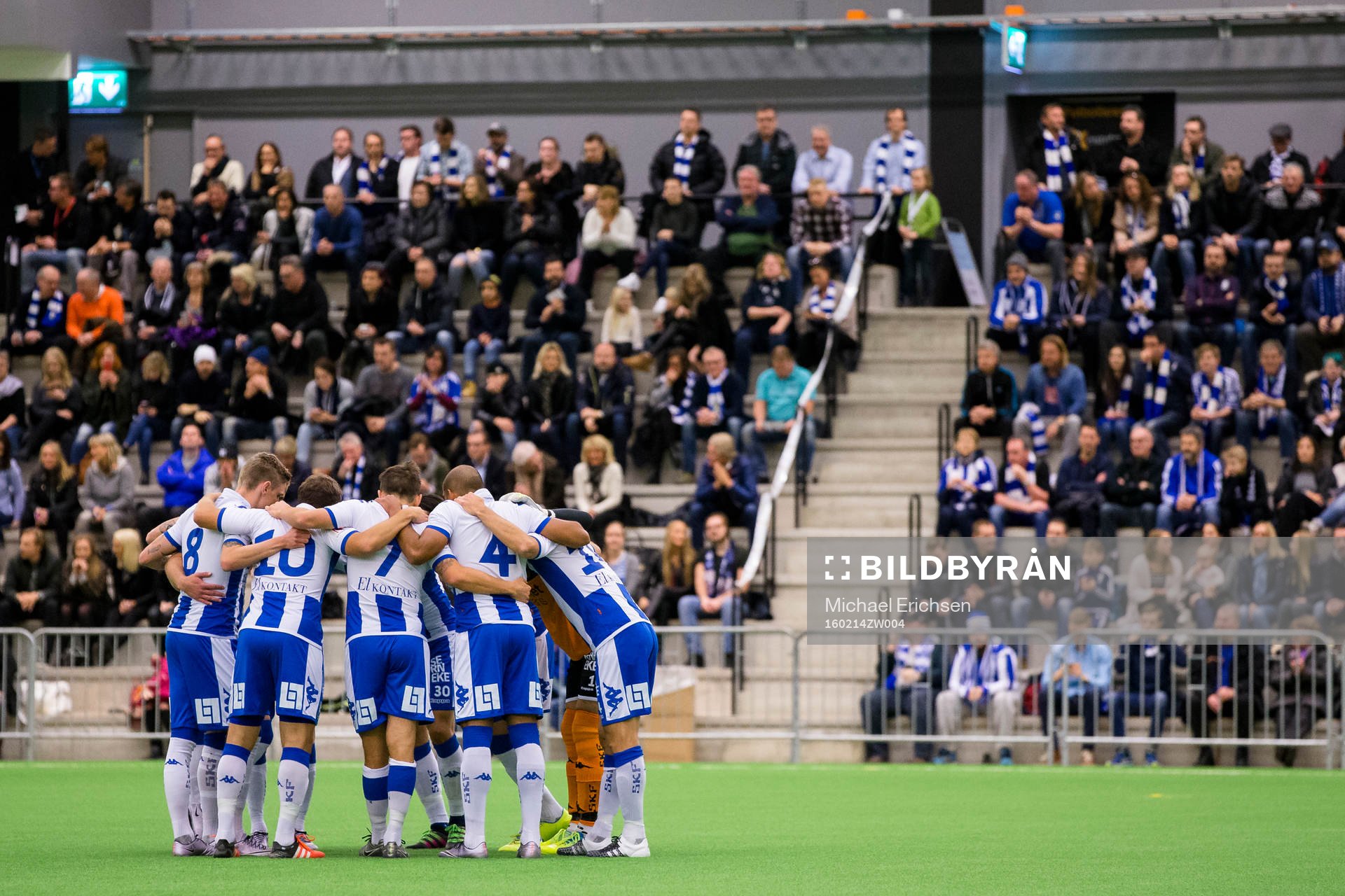 IFK Göteborg samlade innan avspark i en träningsmatch i