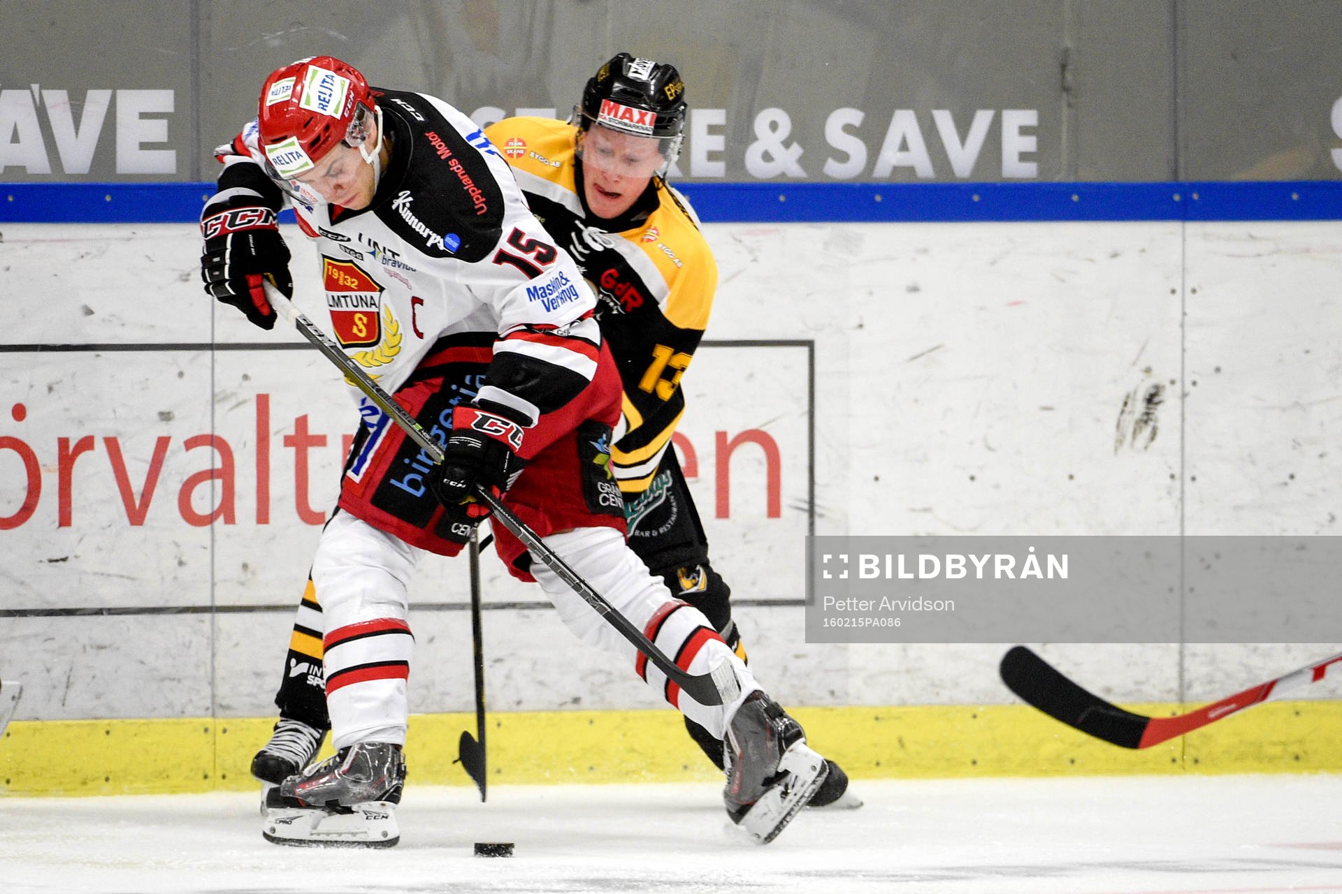 Almtunas Victor Rollin Karlsson och Panterns Kalle Östman
