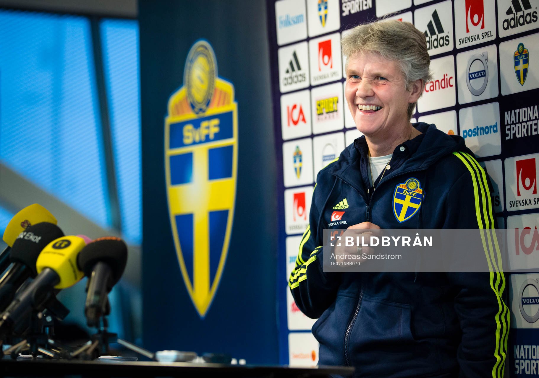Sveriges förbundskapten för damlandslaget, Pia Sundhage