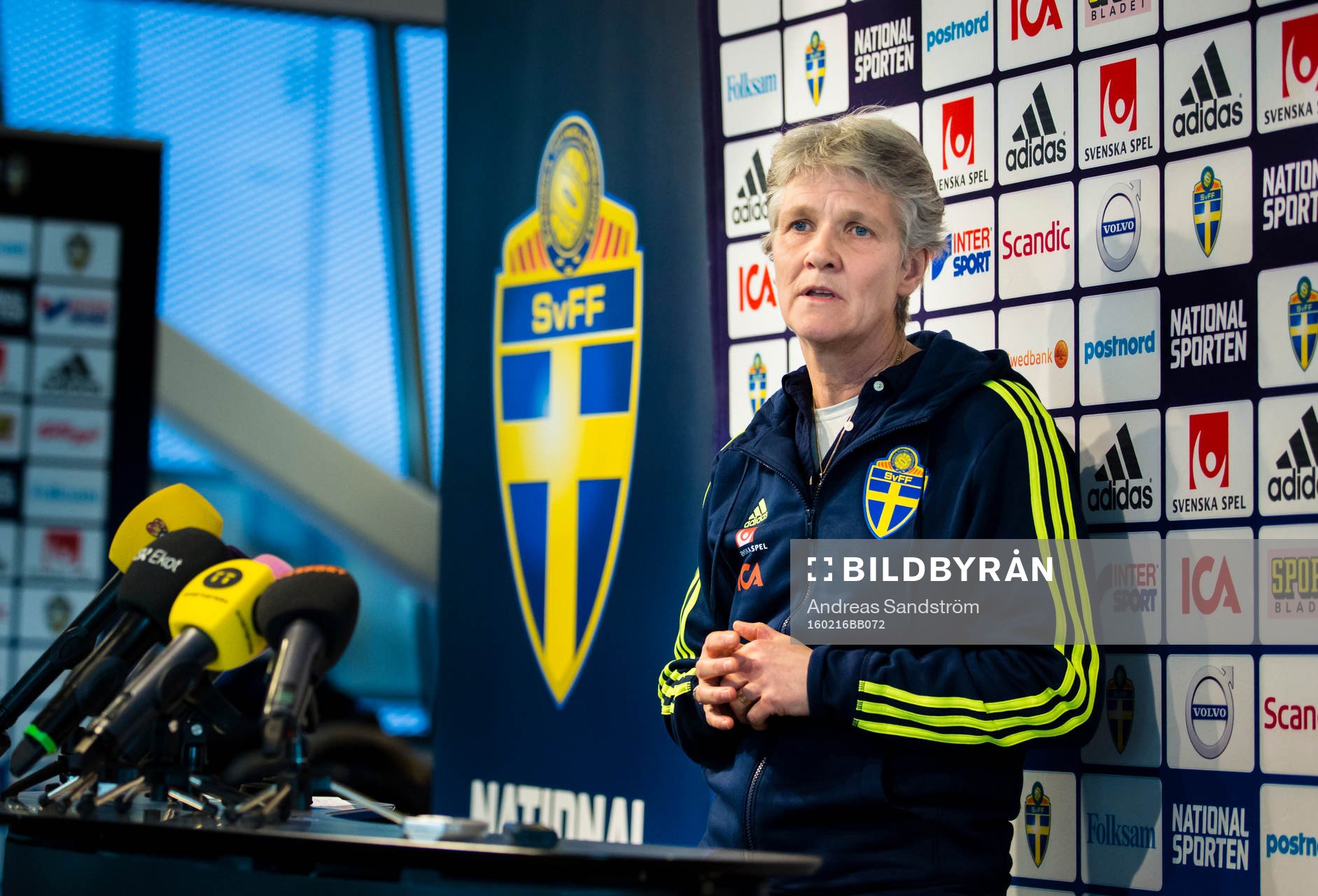 Sveriges förbundskapten för damlandslaget, Pia Sundhage