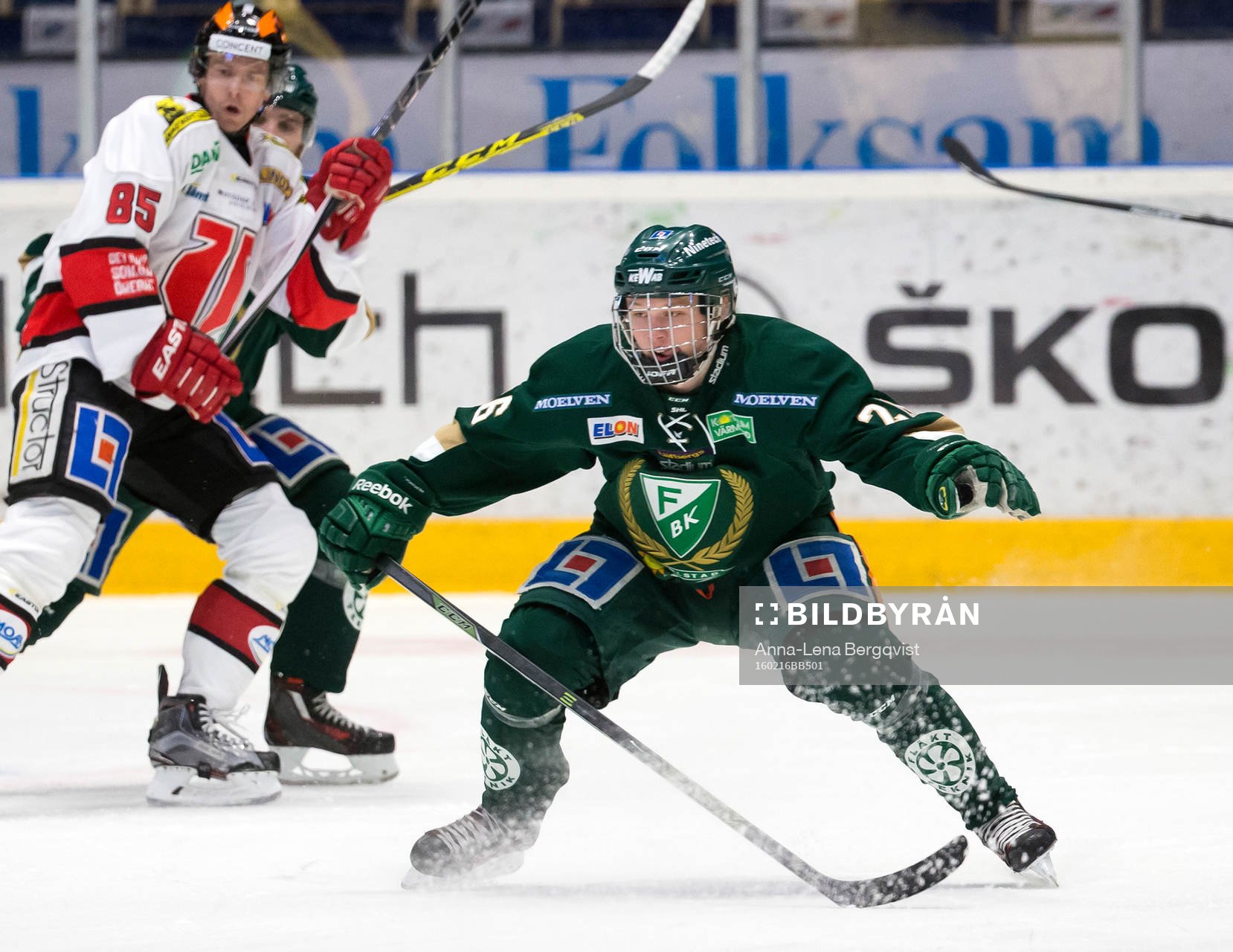 Färjestads Lukas Enqvist (f.98)debuterar