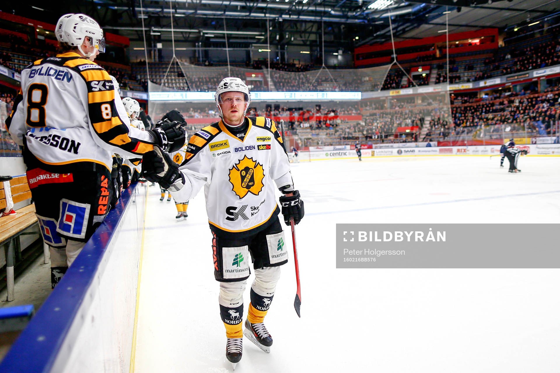 Skellefteås Tim Heed jublar