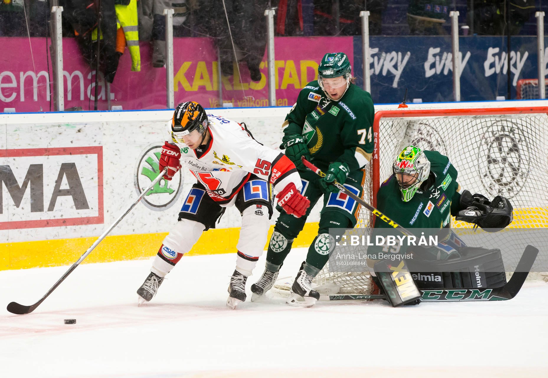 Örebros Martin Johansson och Färjestads Rasmus Asplund