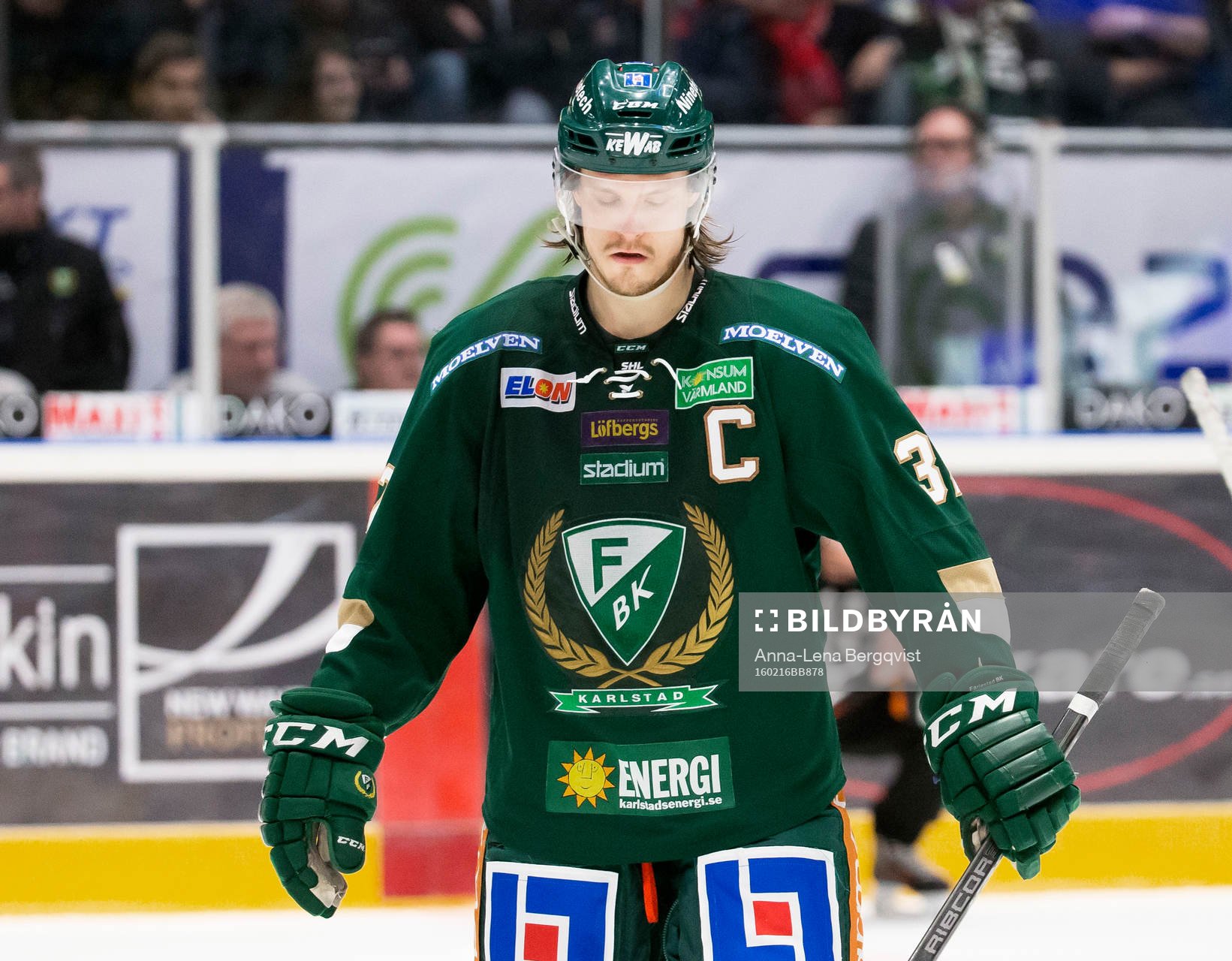 Färjestads Magnus Nygren  deppar