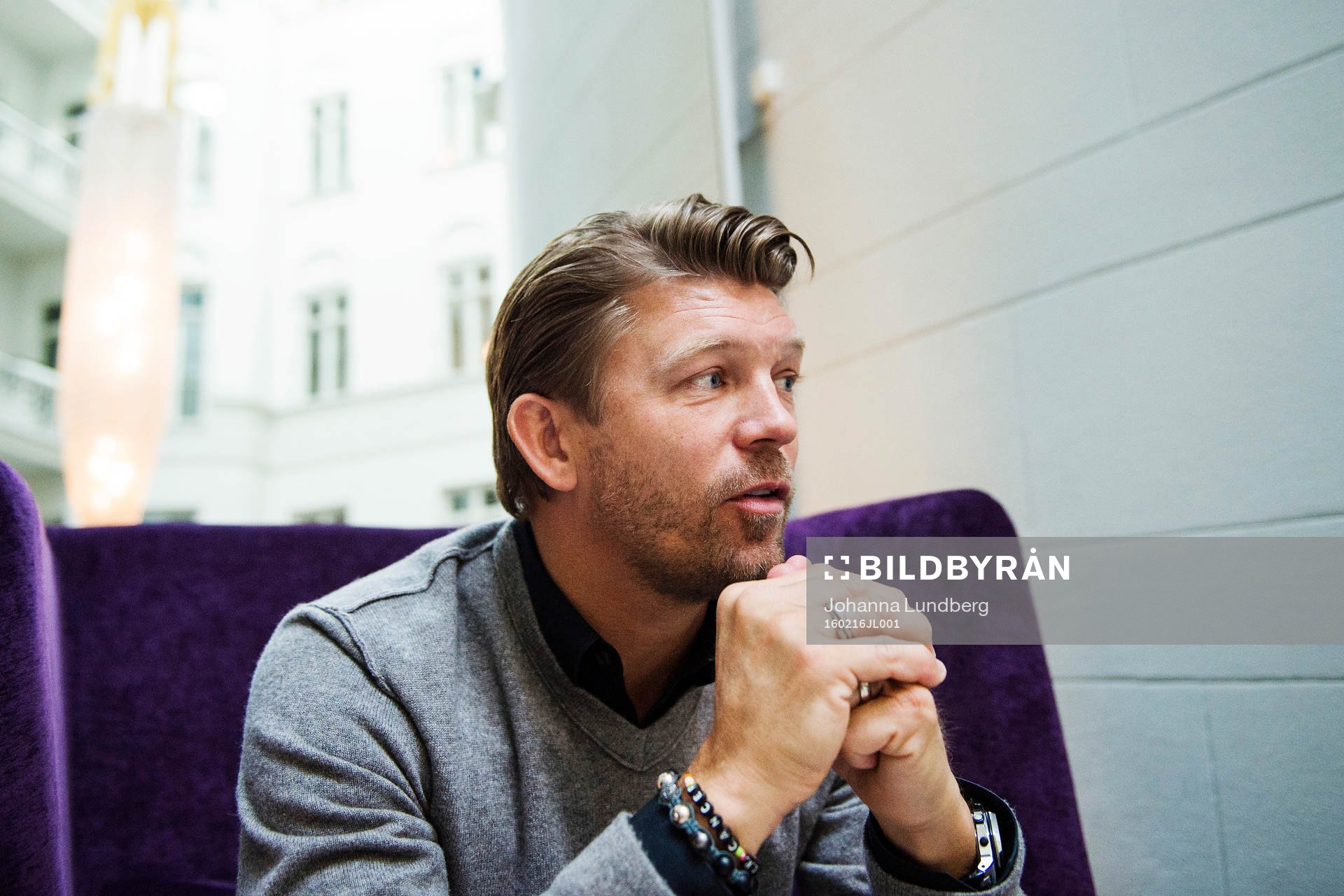 Svenska Fotbollförbundets player manager Marcus Allbäck