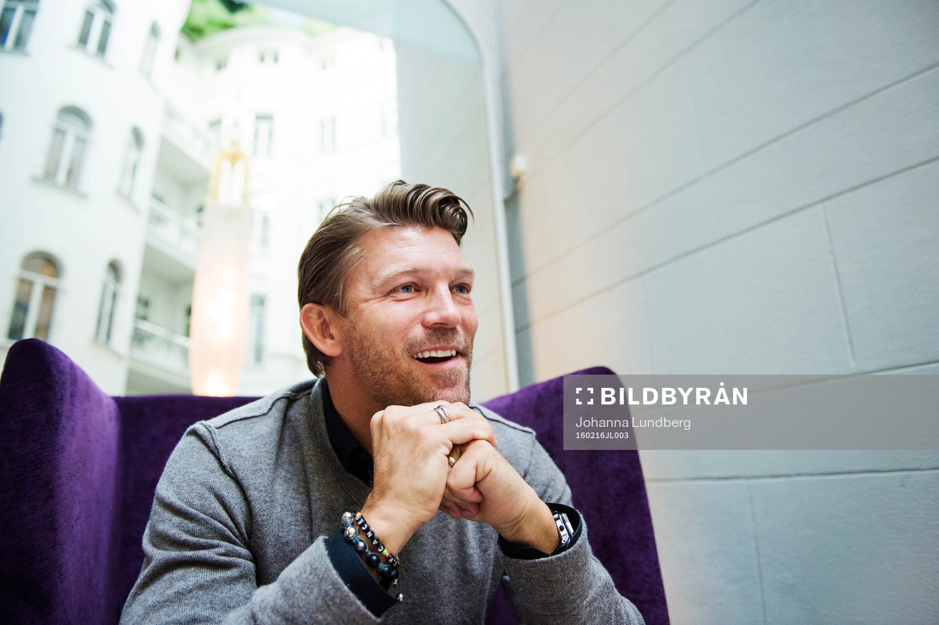 Svenska Fotbollförbundets player manager Marcus Allbäck