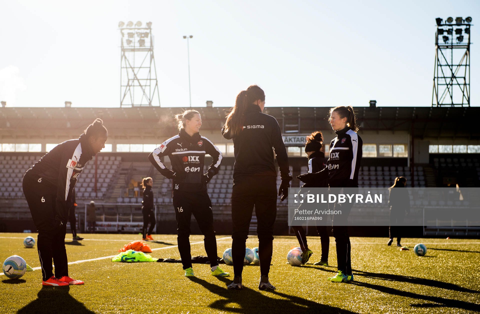Rosengårds Anita Asante, Lina Nilsson och Emma Berglund