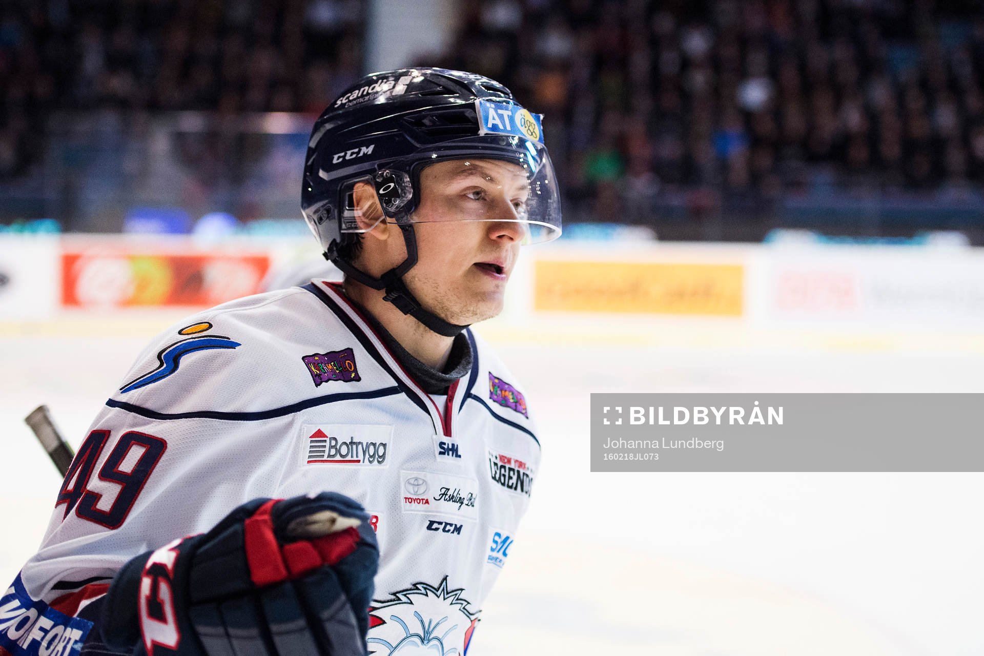 Linköpings Rhett Rakhshani jublar