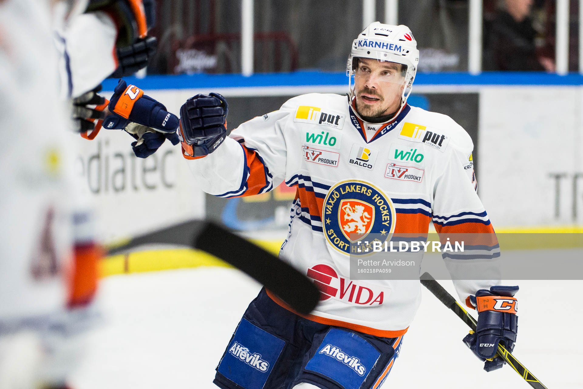 Växjös Teemu Laakso jublar