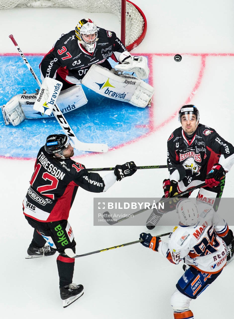 Malmö Redhawks målvakt Jonas Gunnarsson, Andreas