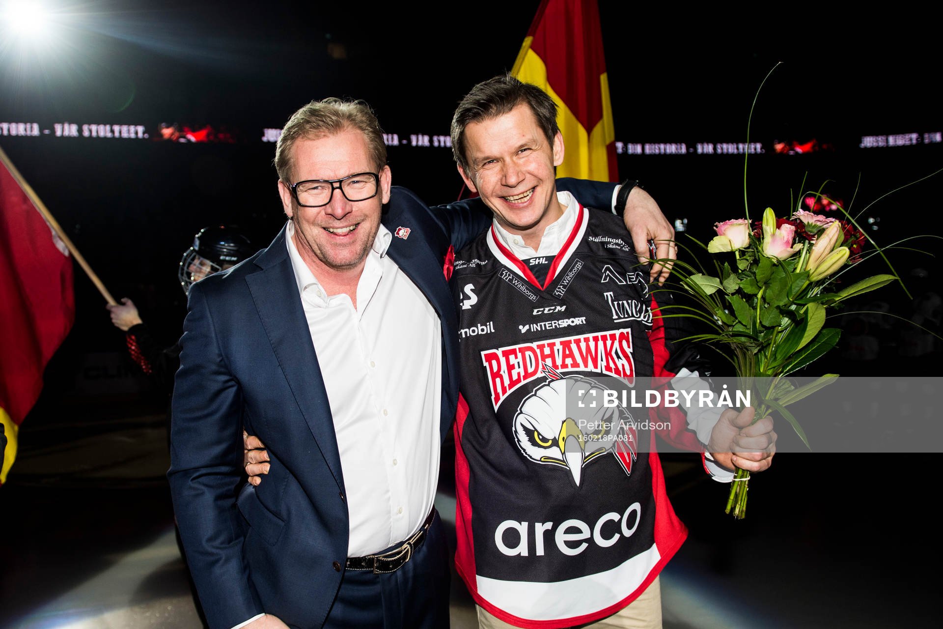 Malmö Redhawks VD och Sportchef Patrik Sylvegård och Juha