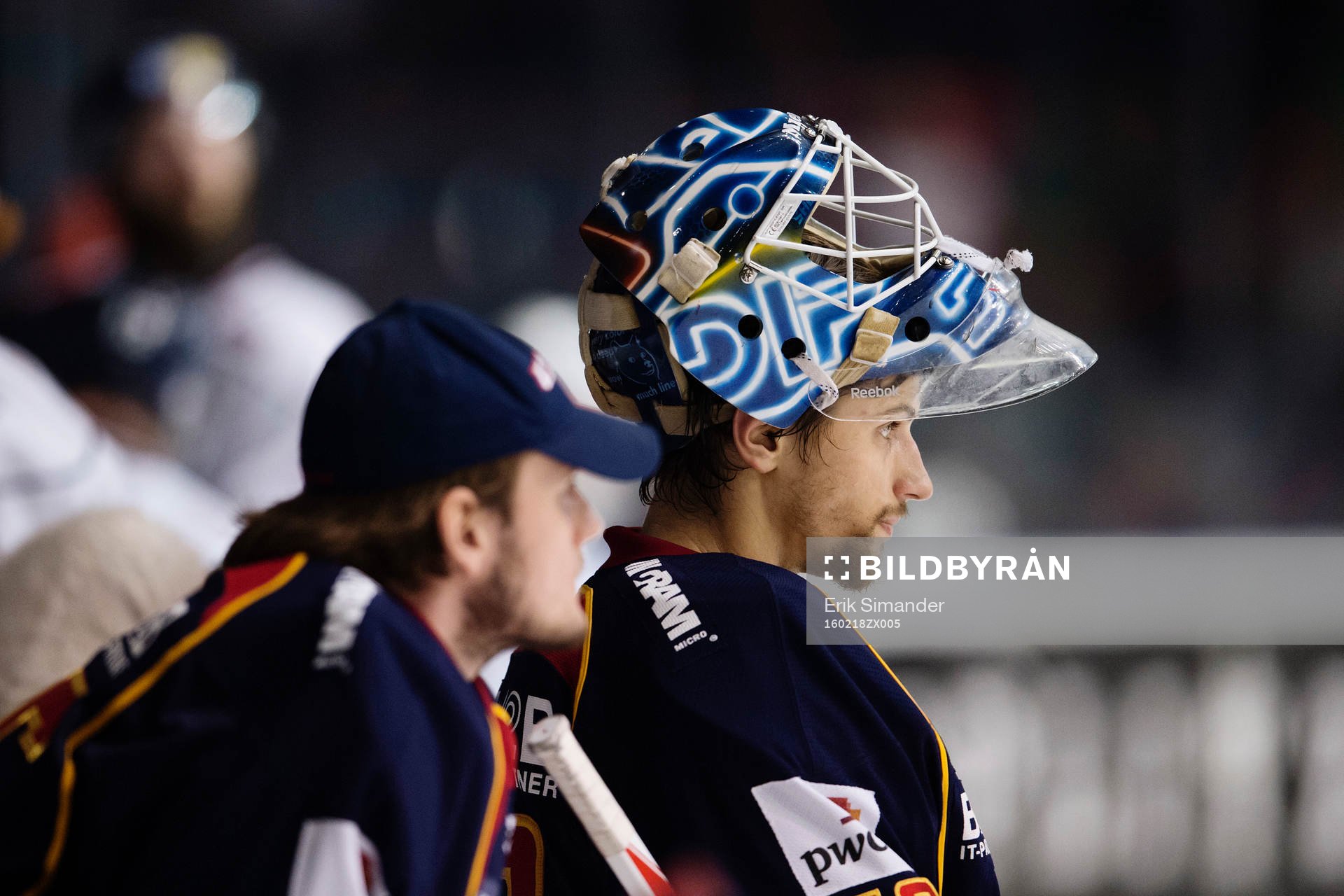 Djurgårdens målvakt Mantas Armalis och målvakt Robin