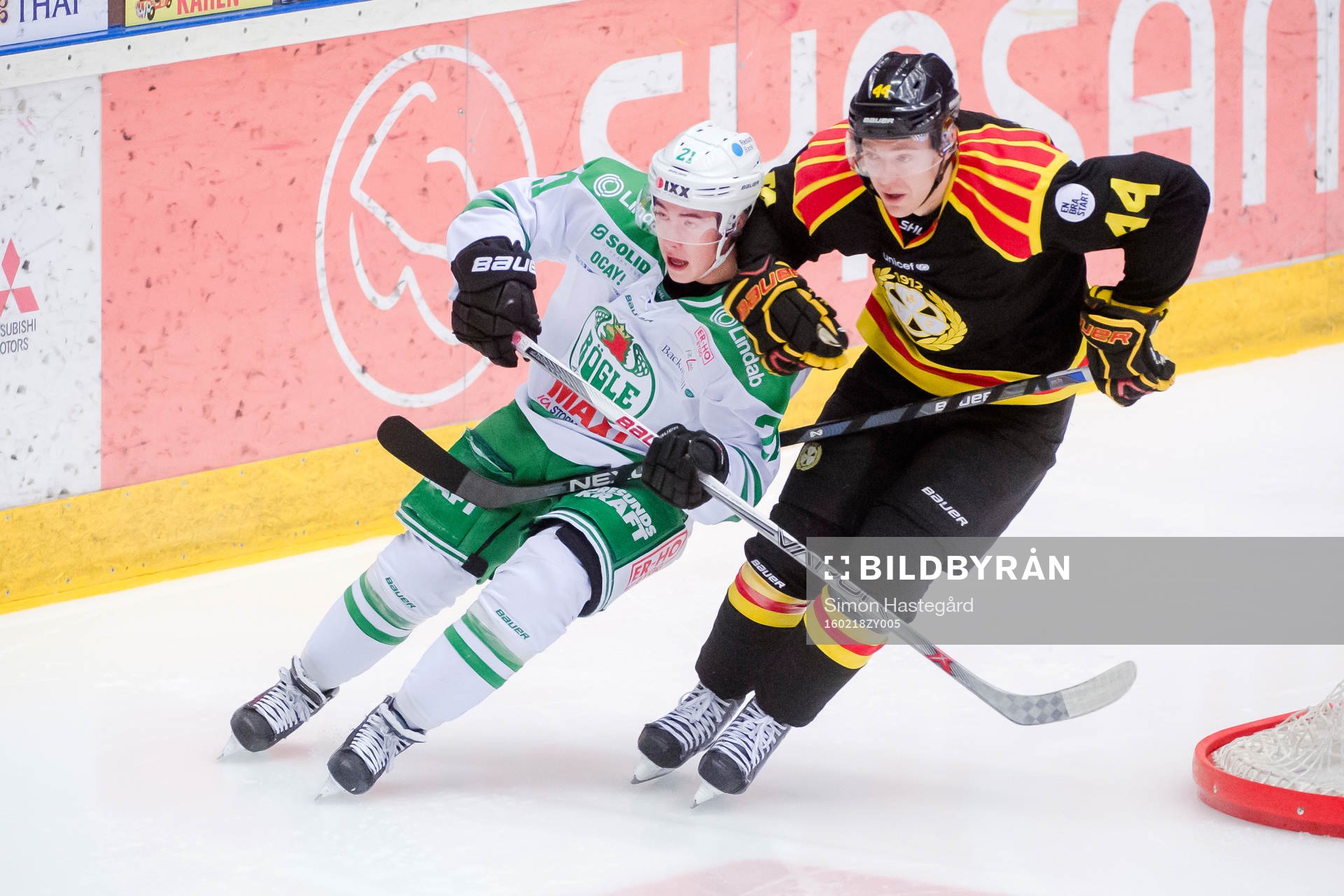 Rögles Alexander Lunsjö och Brynäs Jacob Blomqvist