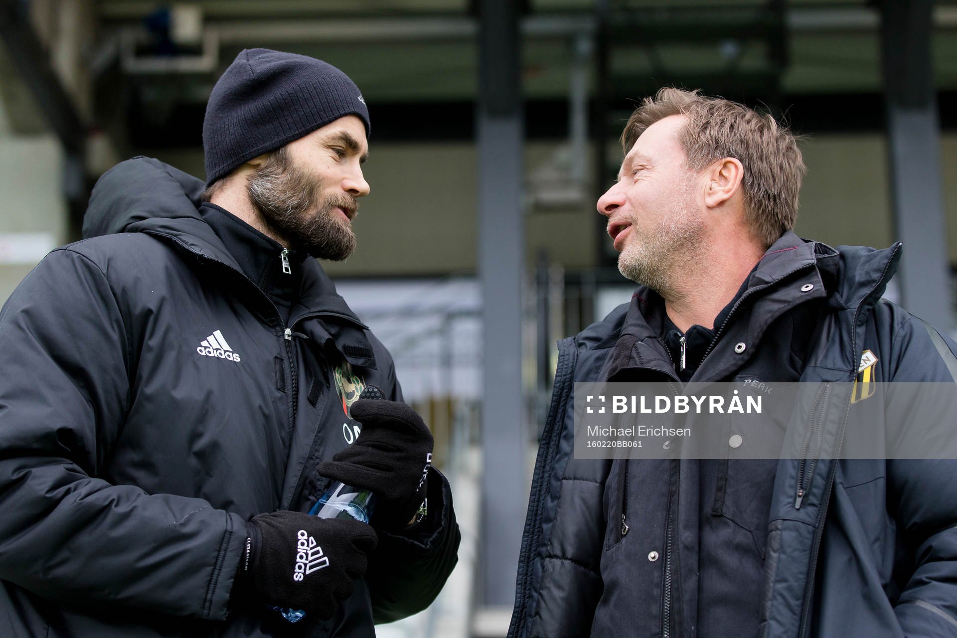 Brommapojkarnas tränare Olof Mellberg och Häckens