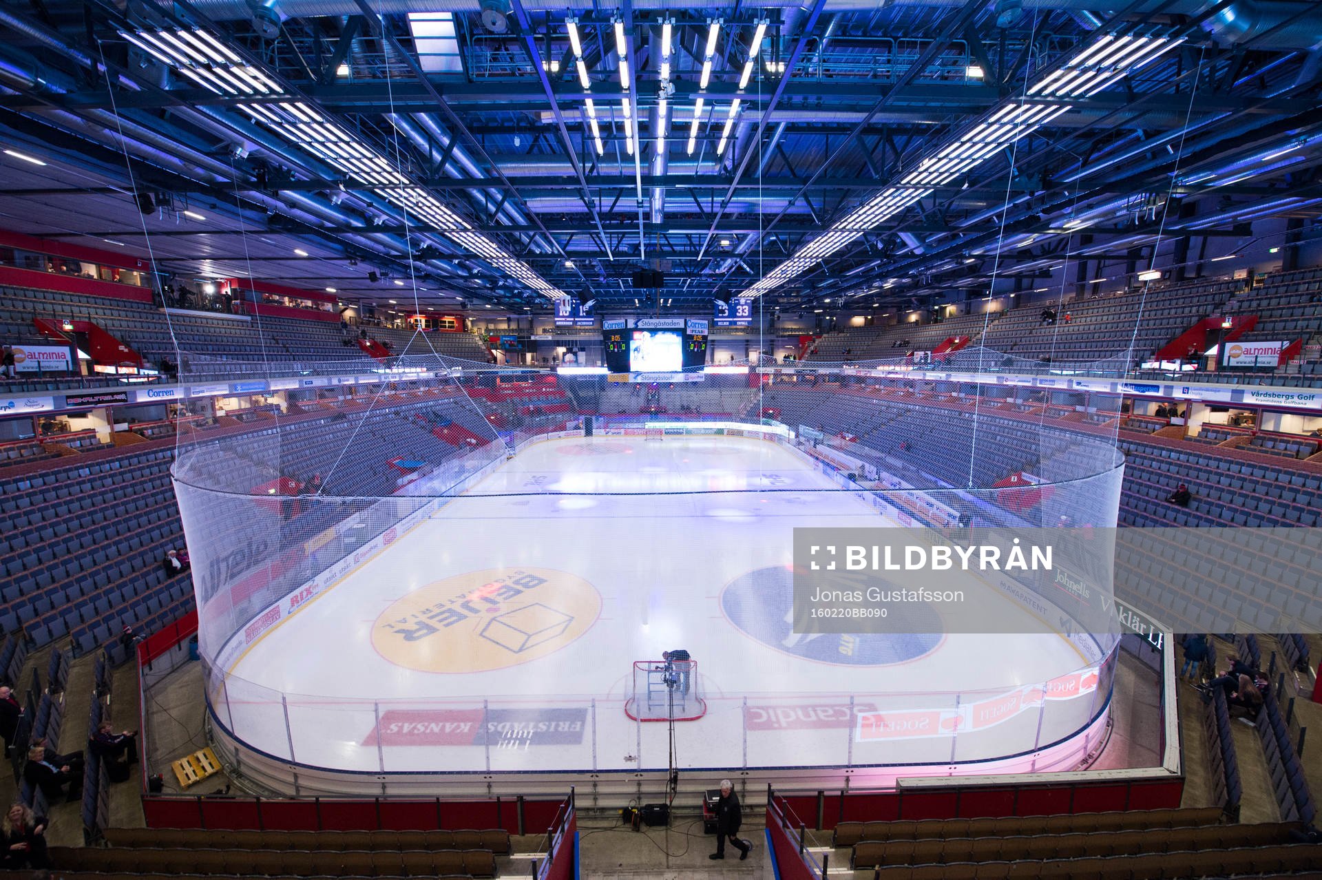 Översiktsbild över Saab arena