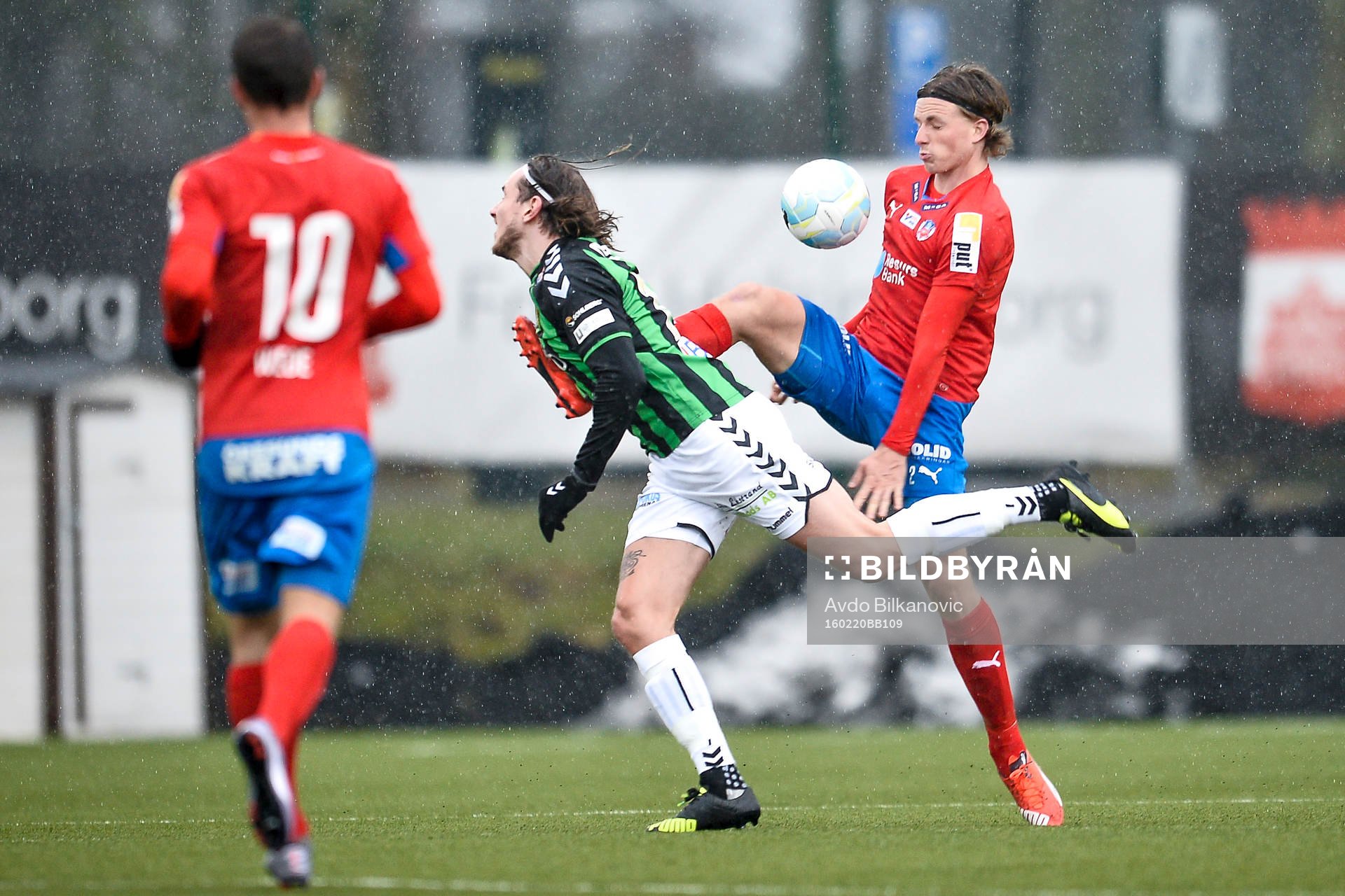 GAIS David Johannesson  och Helsingborgs Carl Johansson