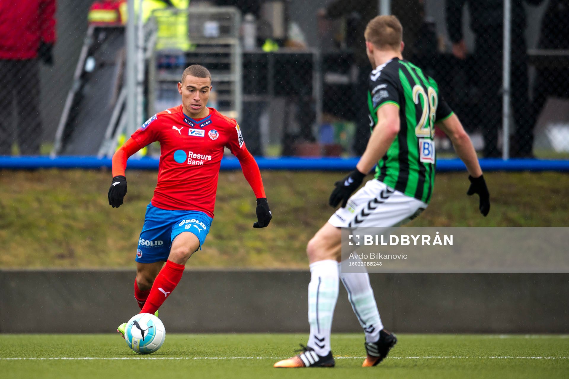 Helsingborgs Jordan Larsson möter GAIS Malkolm Moenza