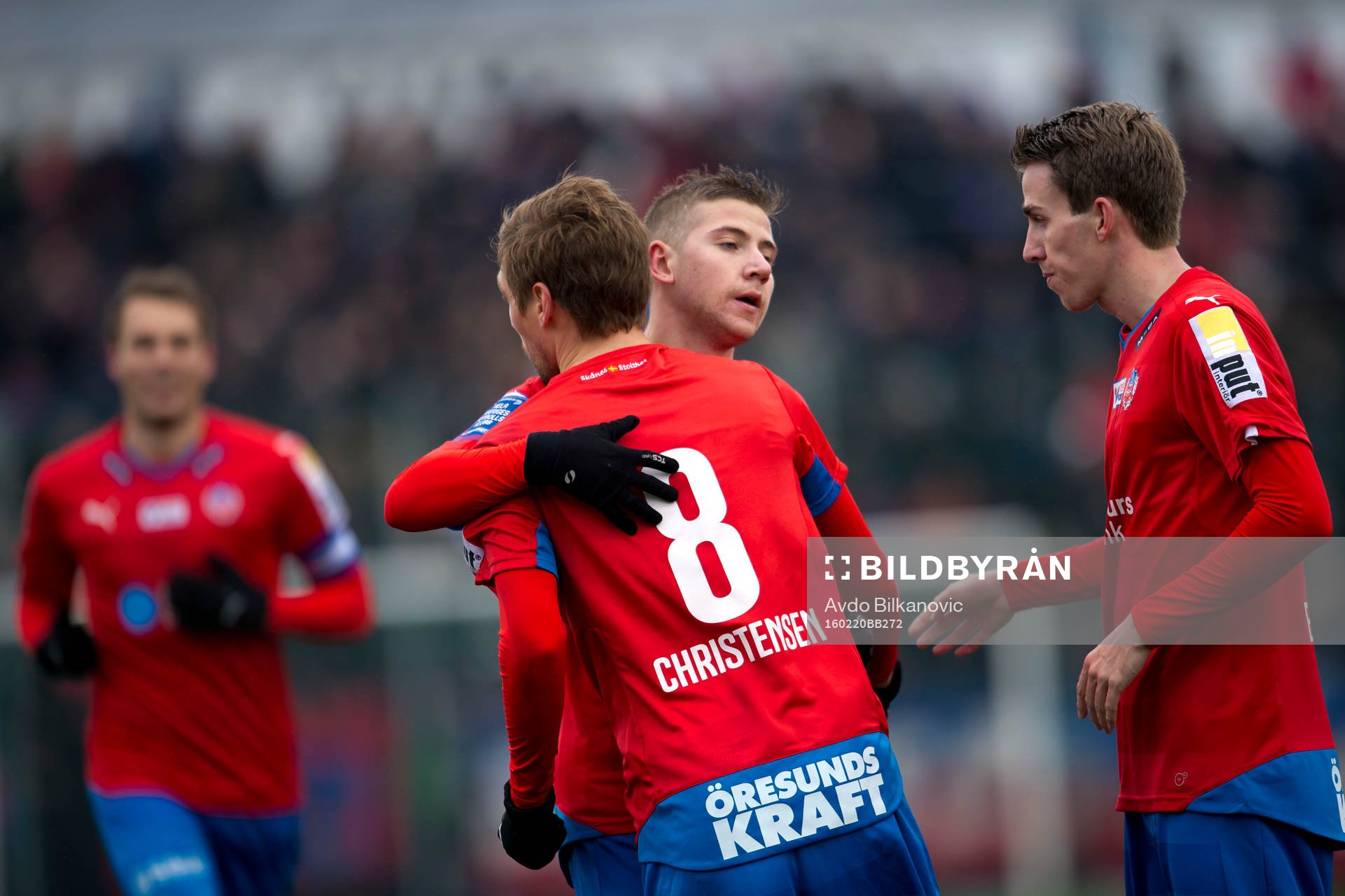 Helsingborgs Martin Christensen jublar