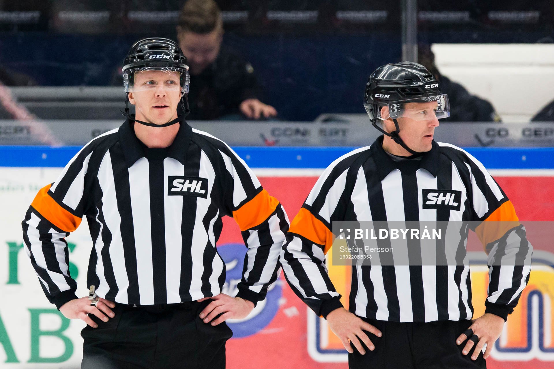 Domarna Daniel Winge och Wolmer Edqvist
