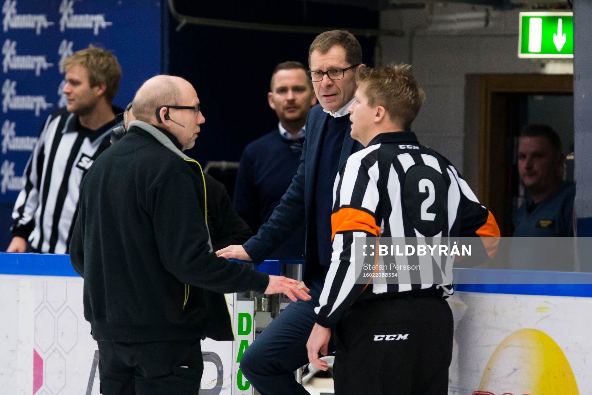 s arenachef Bengt Halvardsson, ordförande Agne Bengtsson