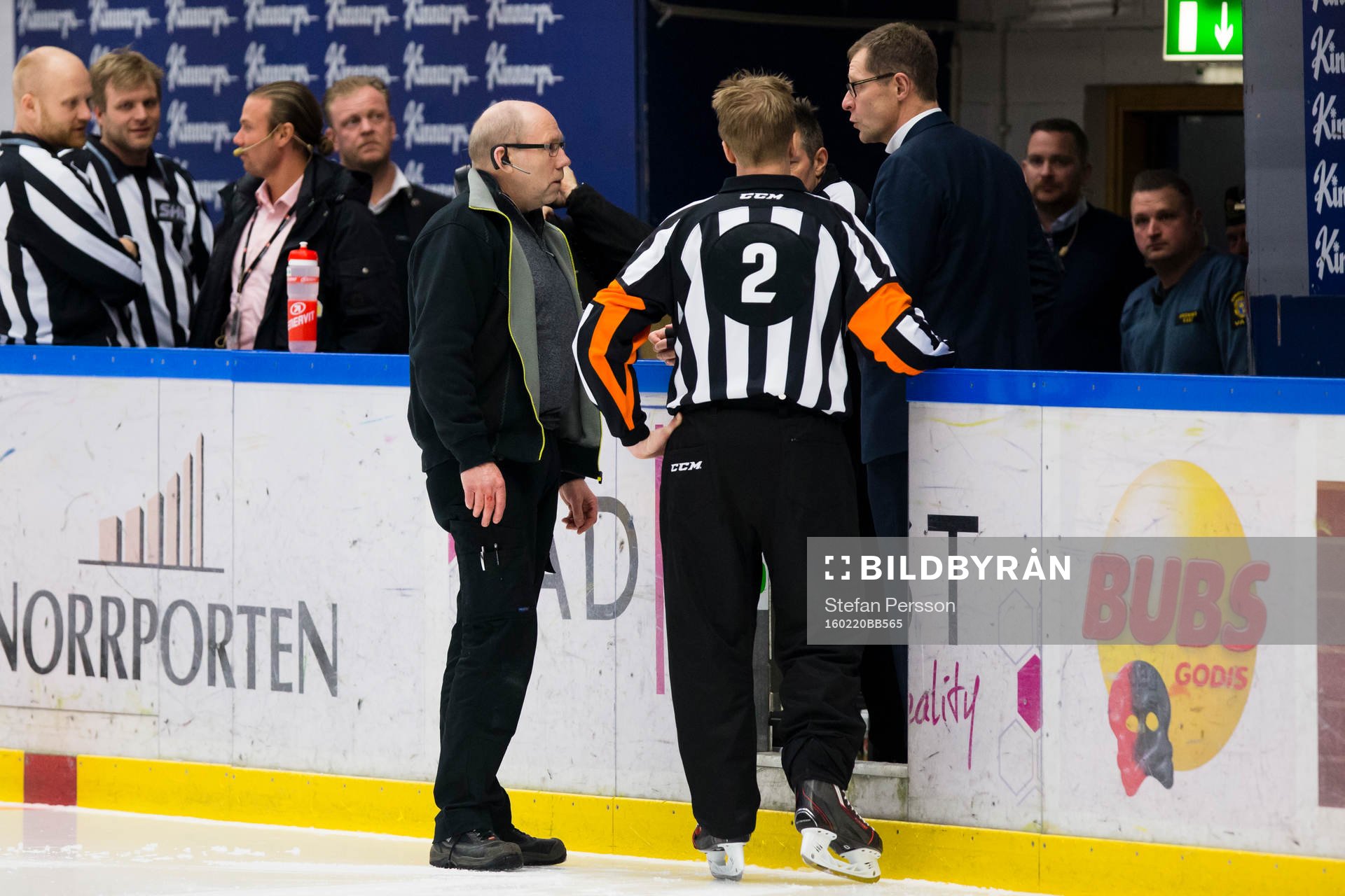 s arenachef Bengt Halvardsson, ordförande Agne Bengtsson