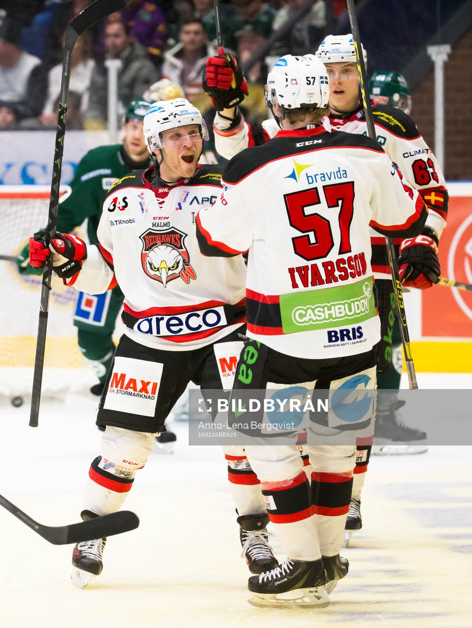 Malmö Redhawks  Johan Ivarsson jublar