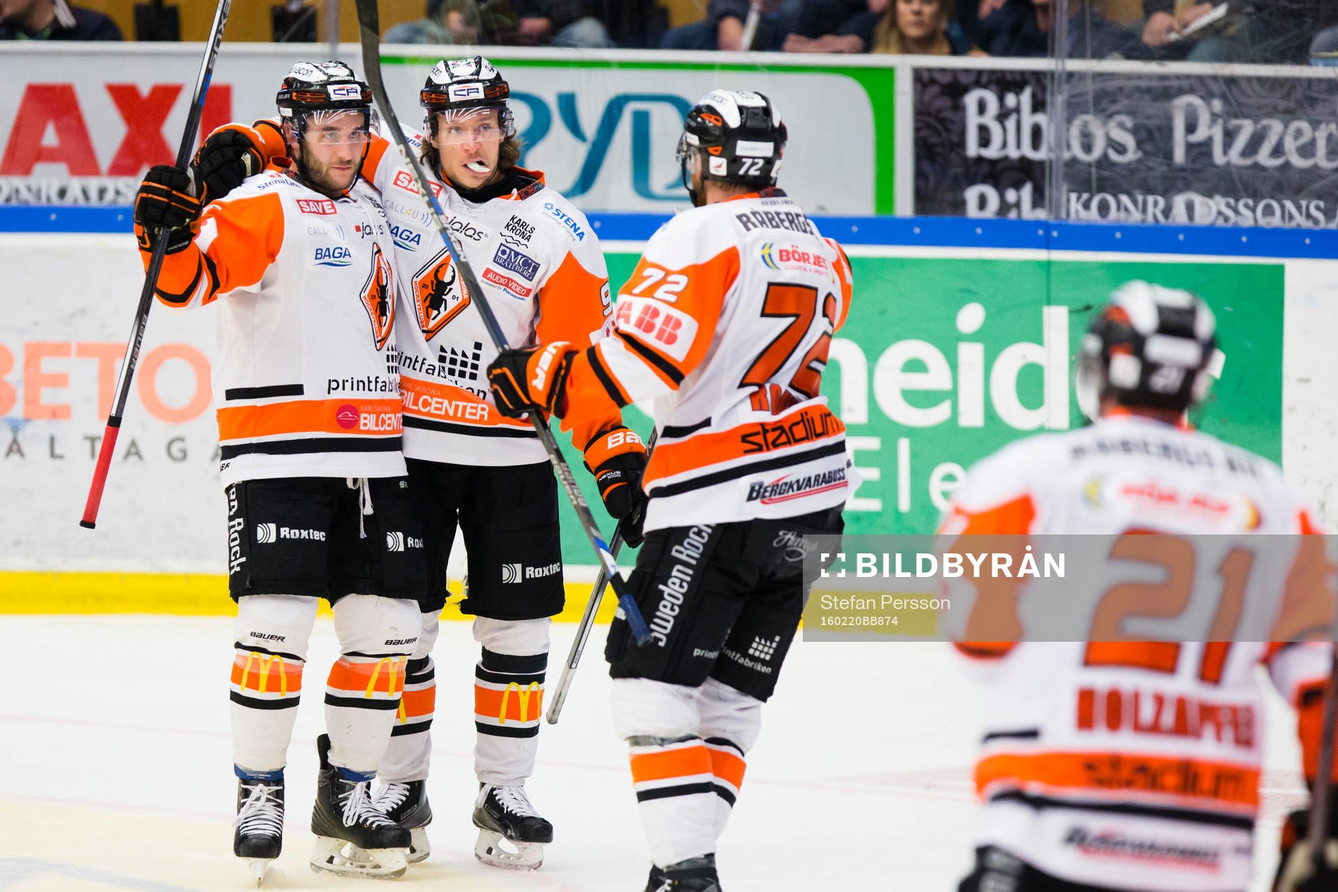 Karlskronas John Henrion, Filip Cruseman, Joachim Rohdin