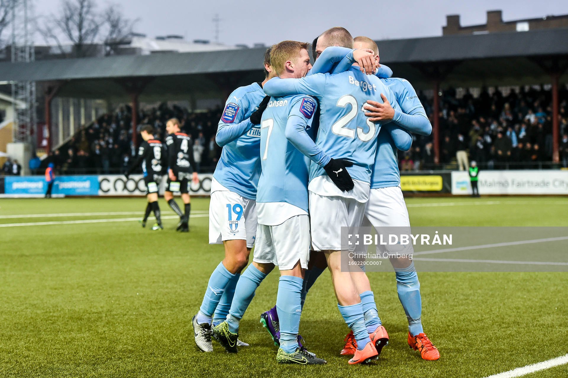 Malmö FFs spelare jublar