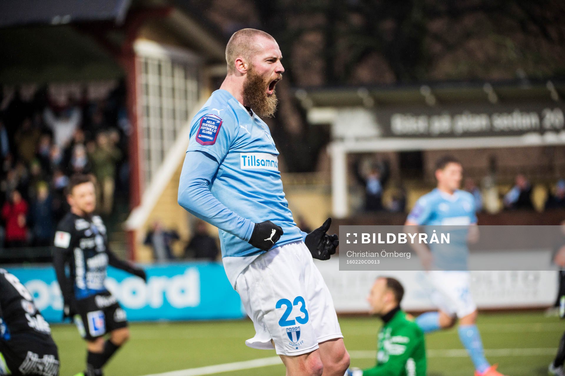 Malmö FFs Jo Inge Berget jublar