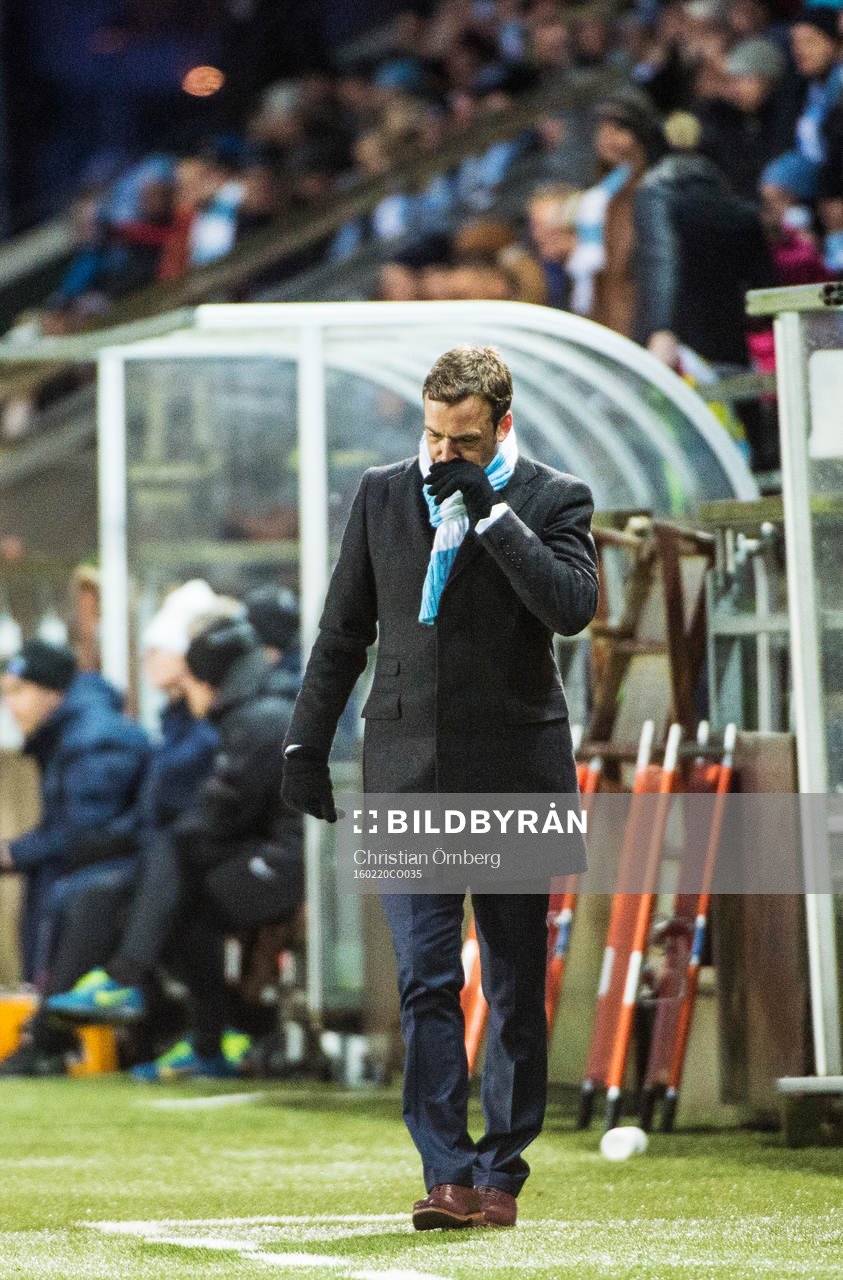 Malmö FFs tränare Allan Kuhn deppar