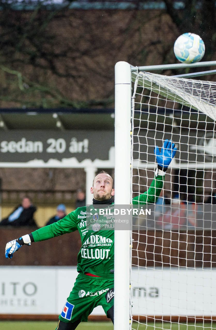 Sirius målvakt Benny Lekström