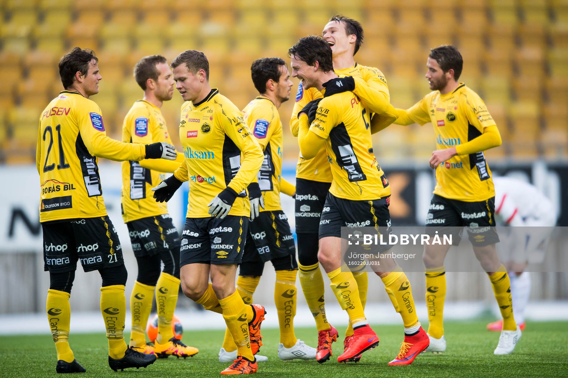 Elfsborgs spelare jublar