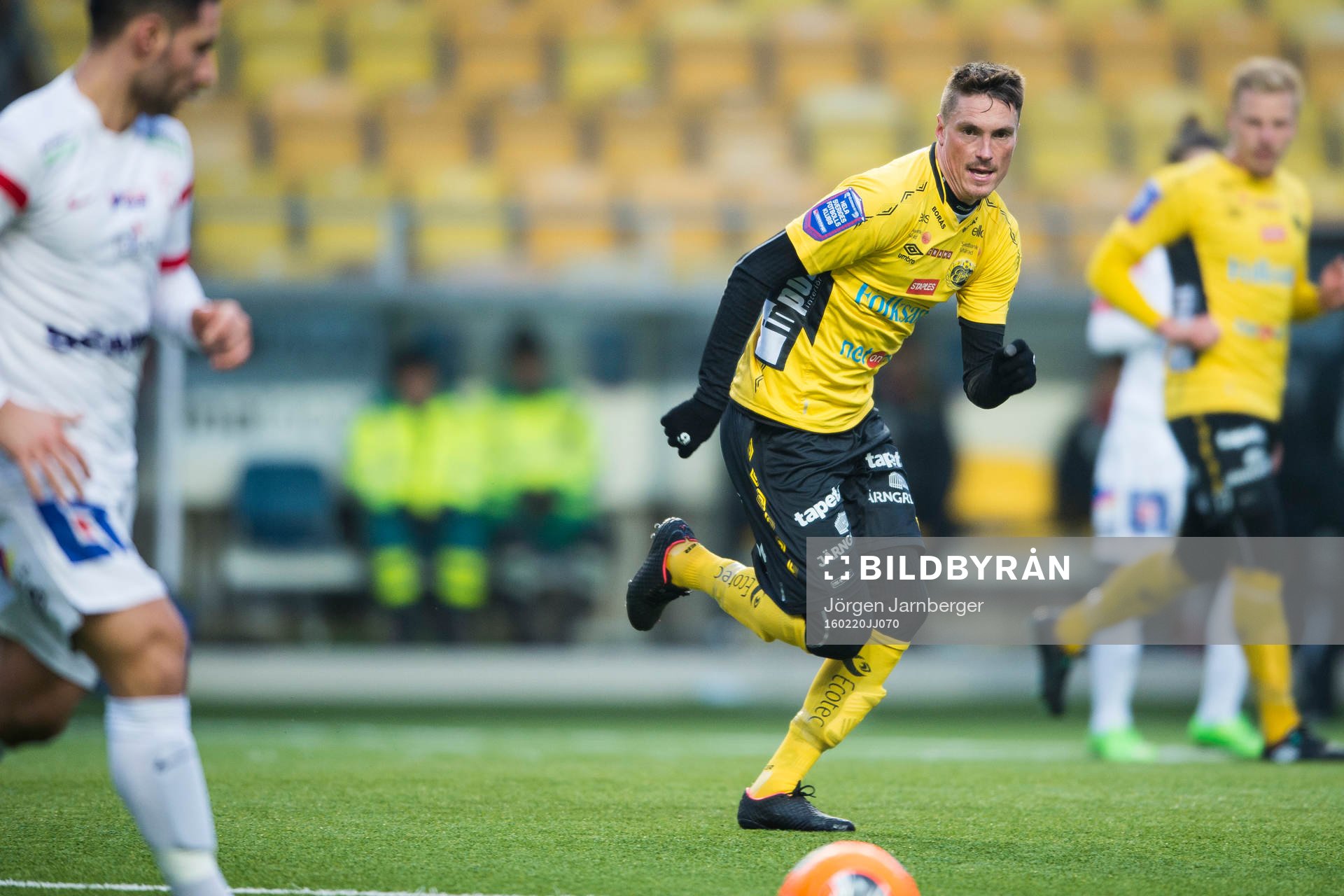 Elfsborgs Lasse Nilsson under en fotbollsmatch i Svenska cupen mellan Elfsborg och Assyriska den 20 februari 2016 i Borås.