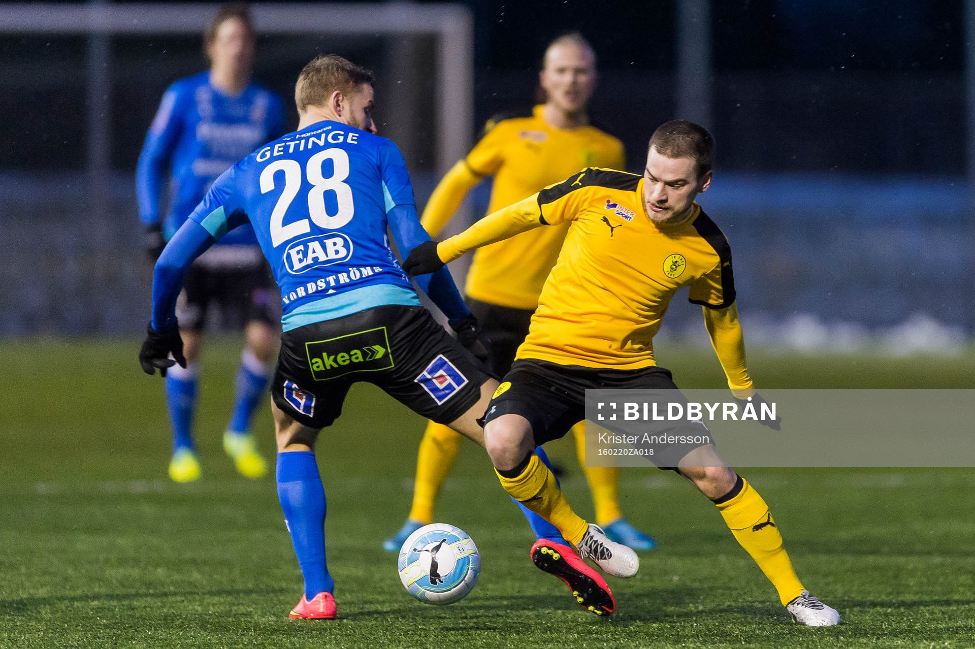Halmstads Alexander Ruud Tveter och Frejs Pontus Silfwer