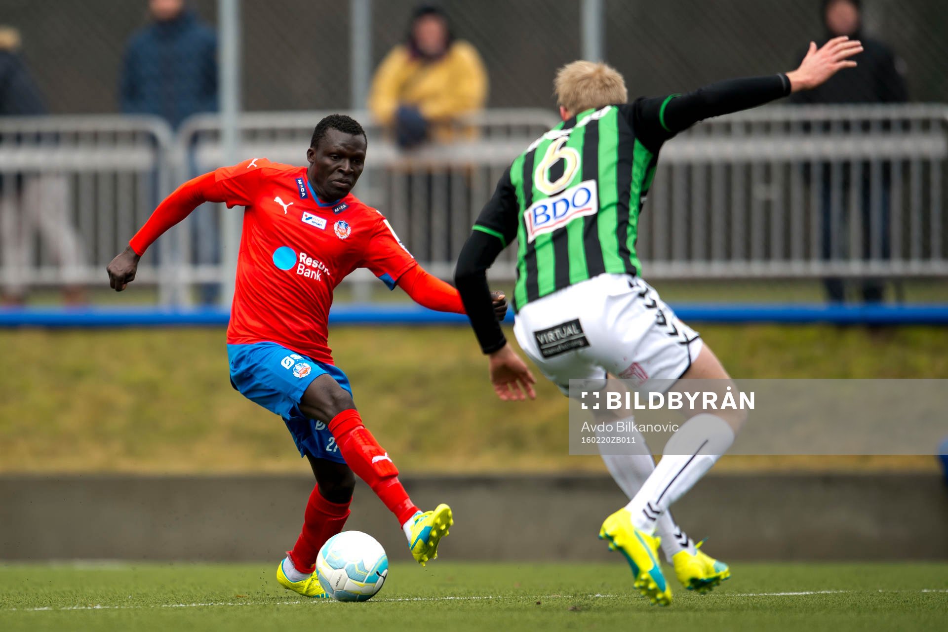 Helsingborgs Lalawélé Atakora möter GAIS Carl Nyström
