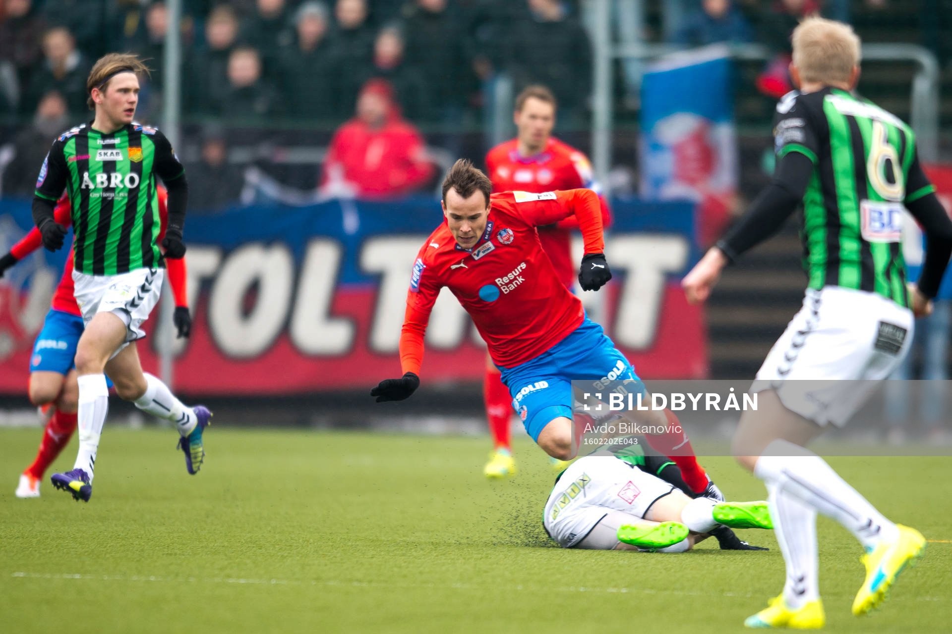 Helsingborgs Anton Wede fälls