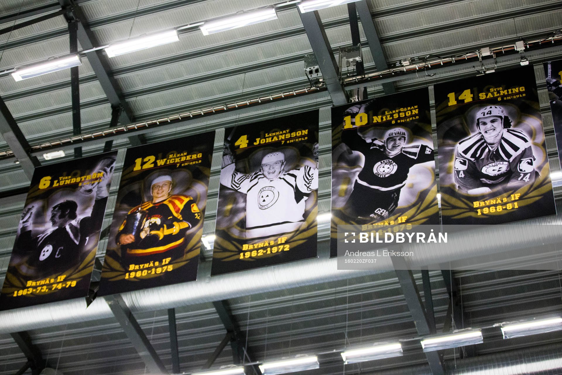 Vepor med hedrade spelare tillhörande Brynäs är