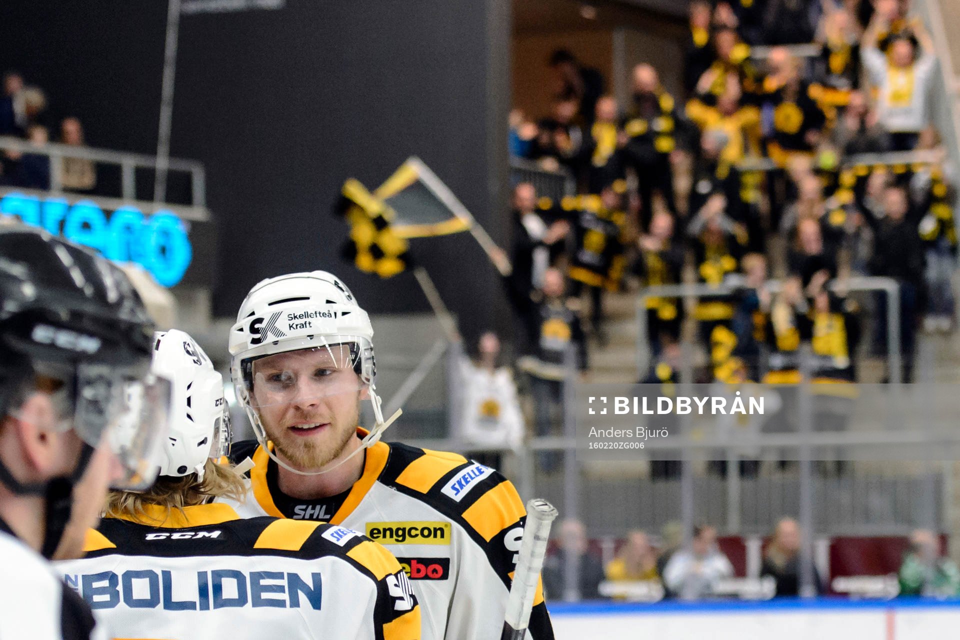 Skellefteås Alexander Urbom jublar
