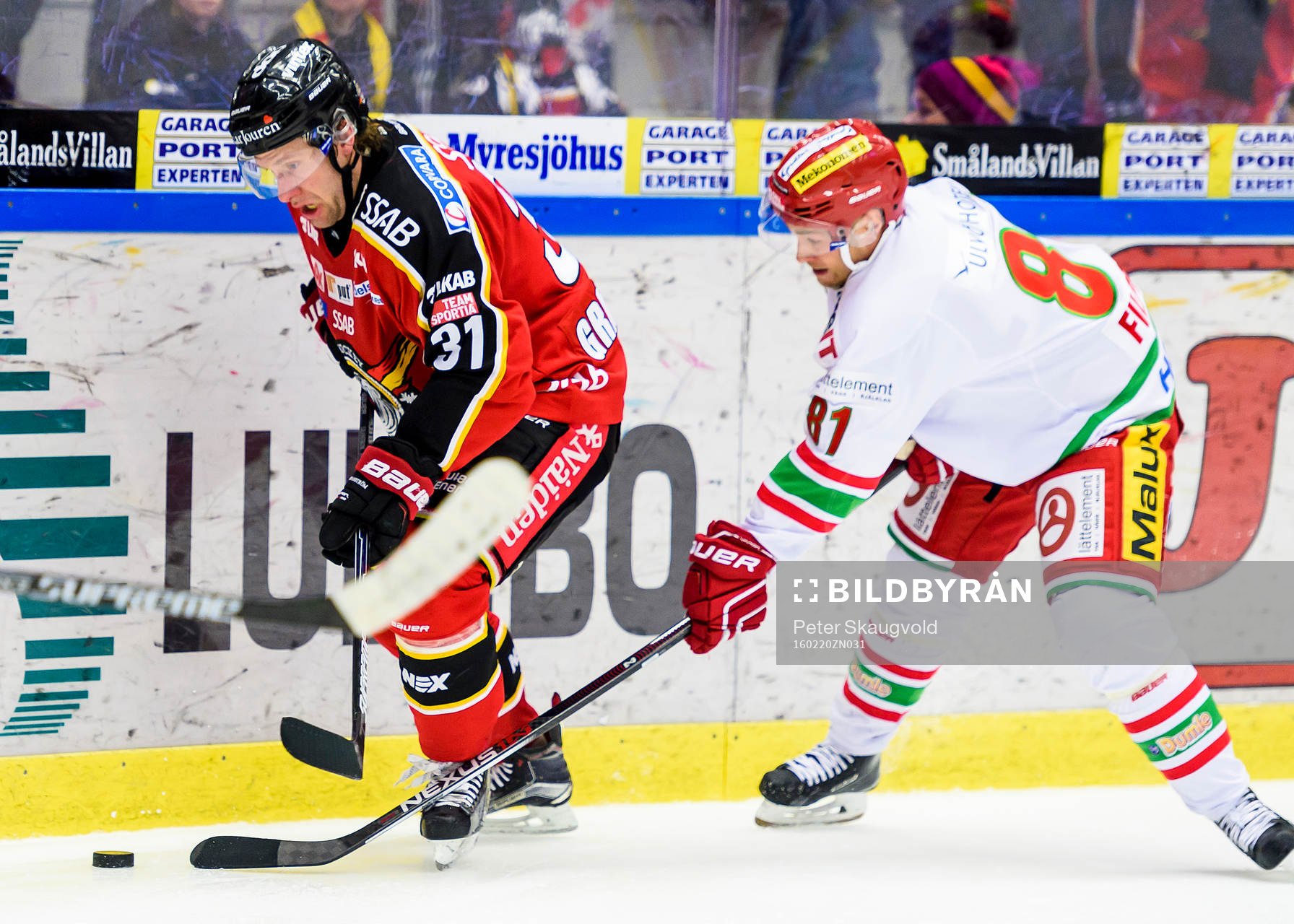 Luleås Jonathan Granström och Modos Ilari Filppula