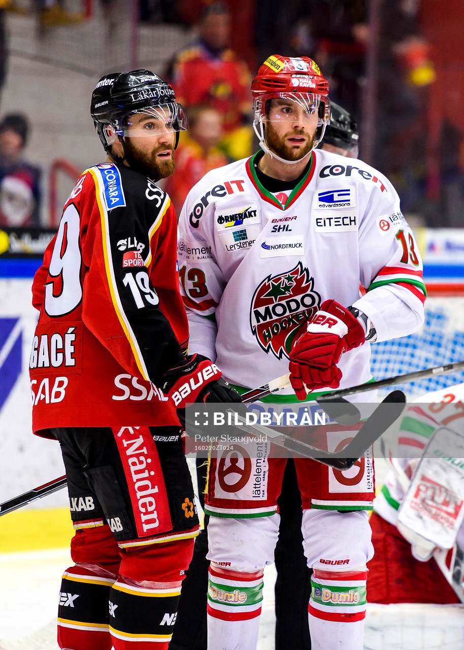 Luleås Jacob Lagacé och Modos Bill Thomas
