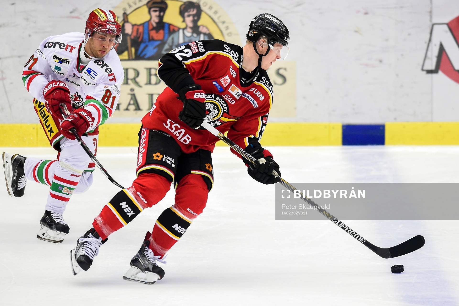 Modos Ilari Filppula jagar Luleås Lennart Petrell