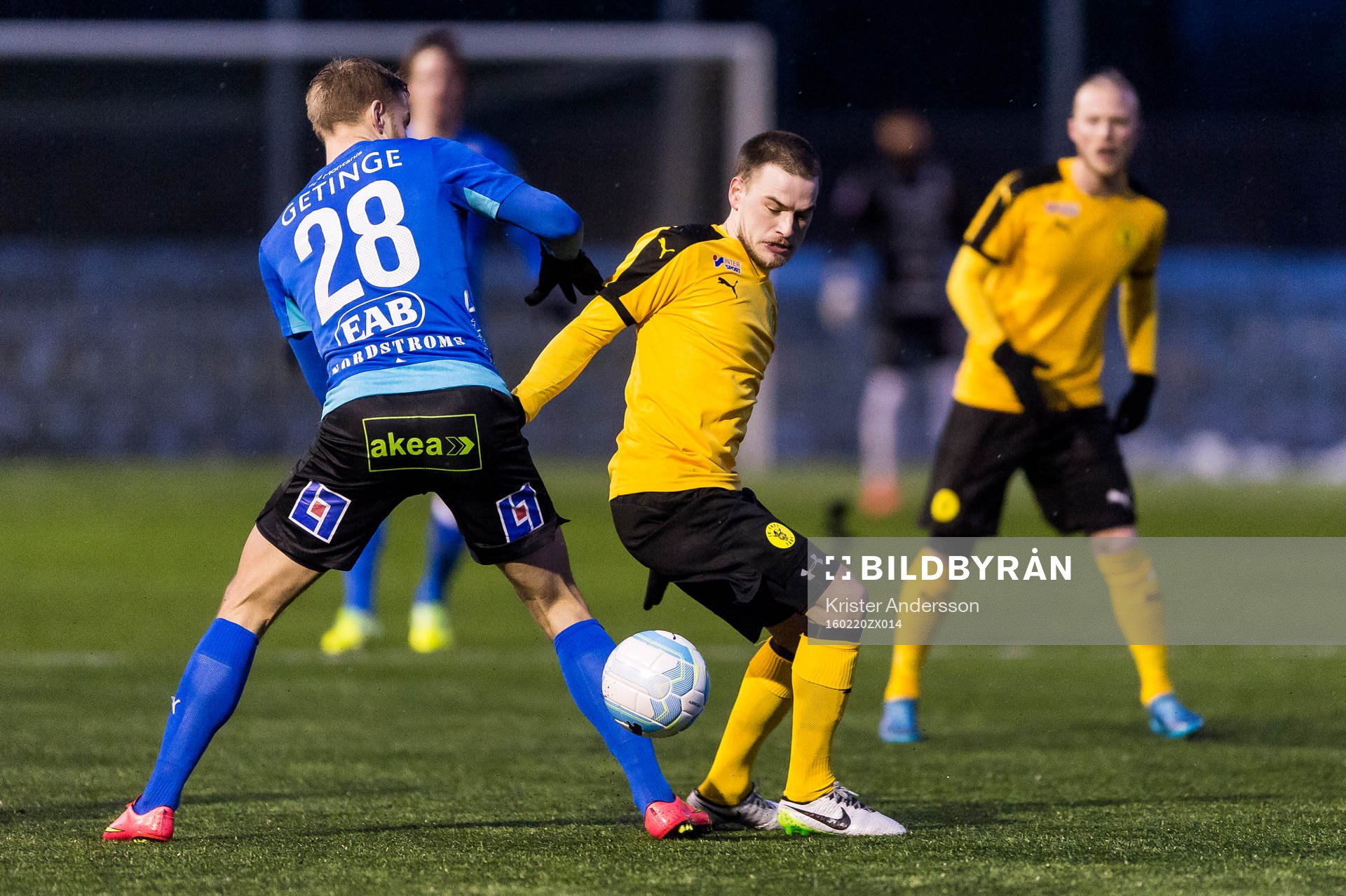 Halmstads Alexander Ruud Tveter och Frejs Pontus Silfwer