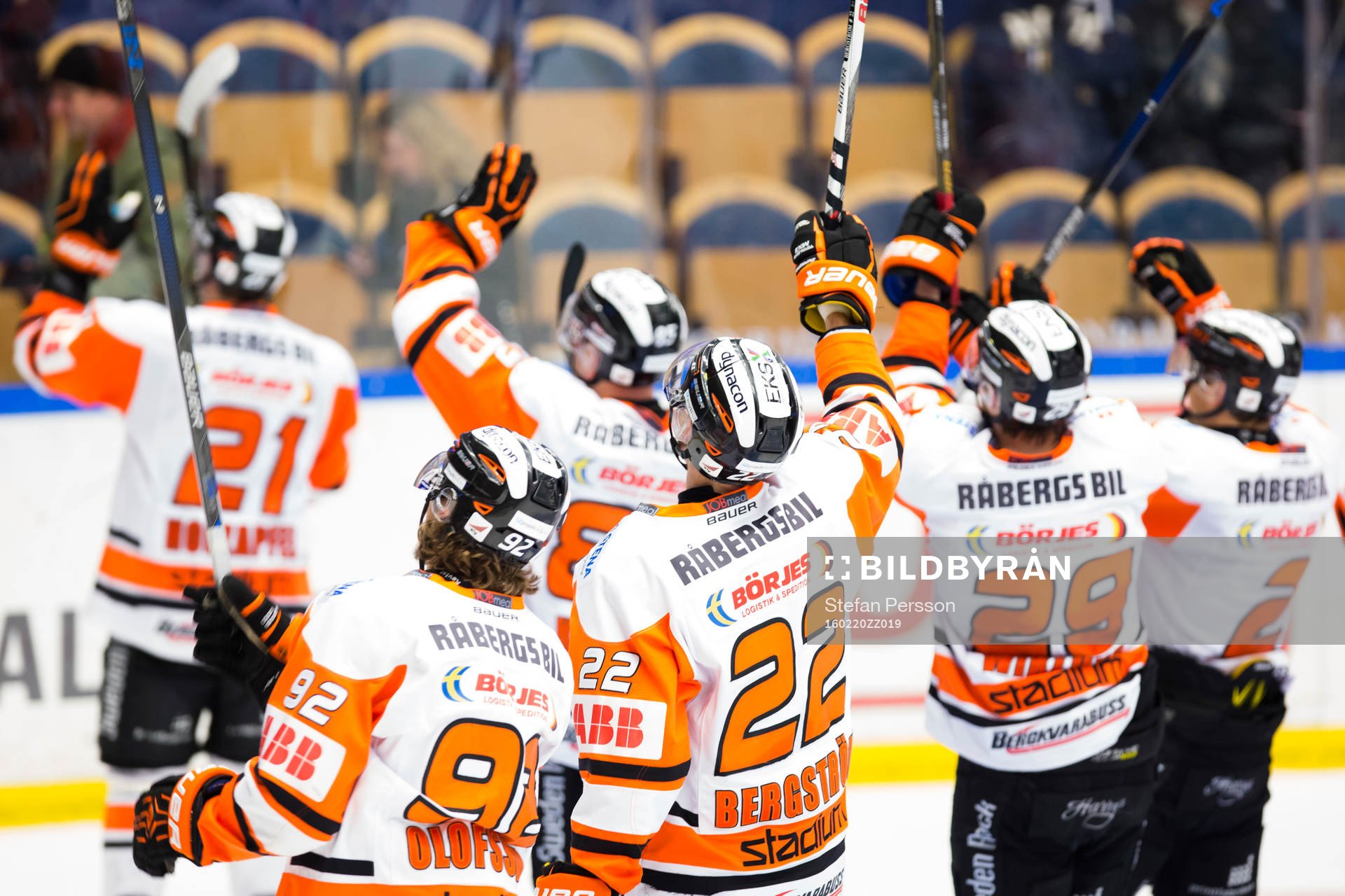 Karlskronas spelare Jesper Olofsson och Alexander